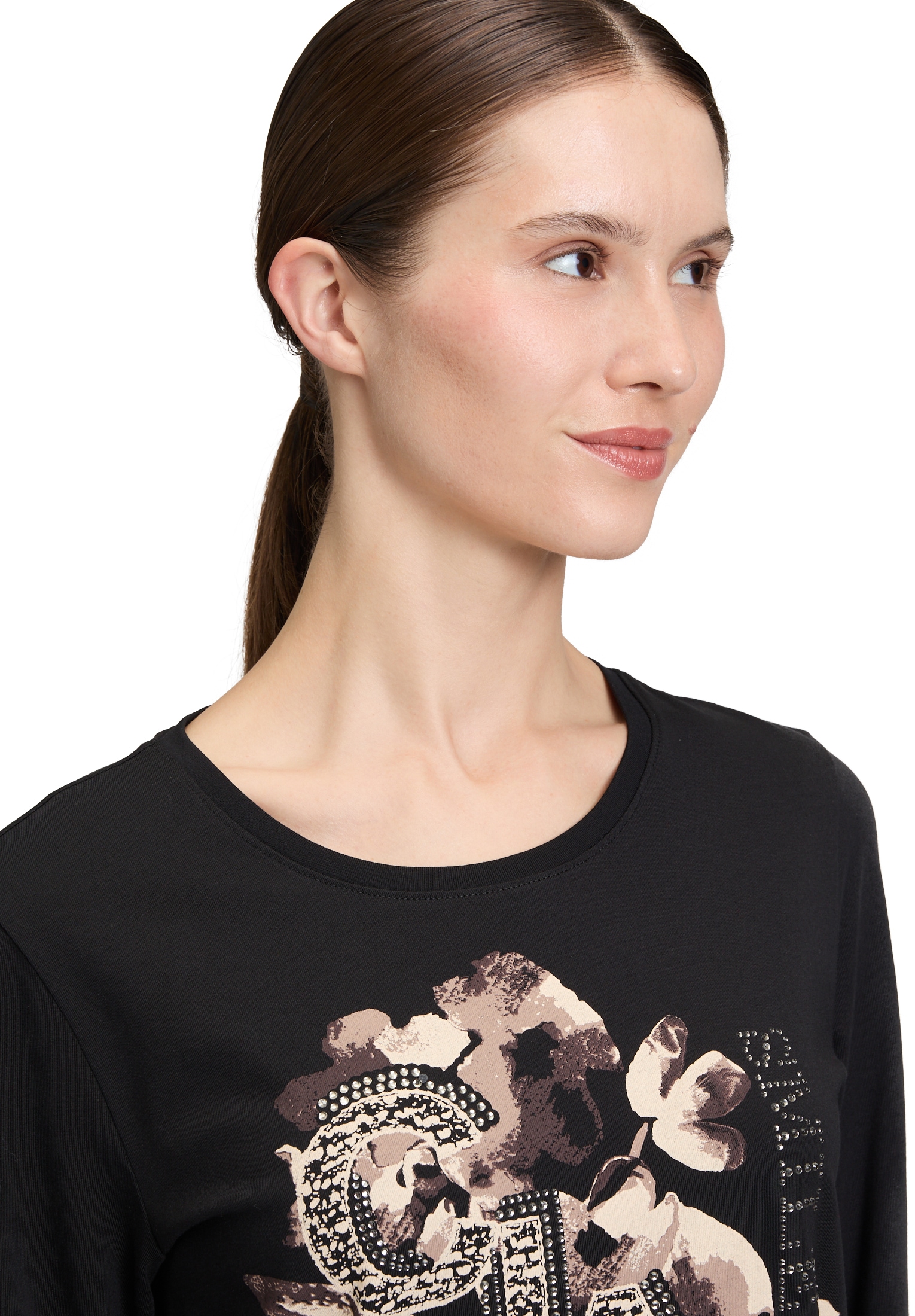 Betty Barclay 3/4-Arm-Shirt »Betty Barclay Damen Basic Shirt mit Placement«, (1 tlg.)