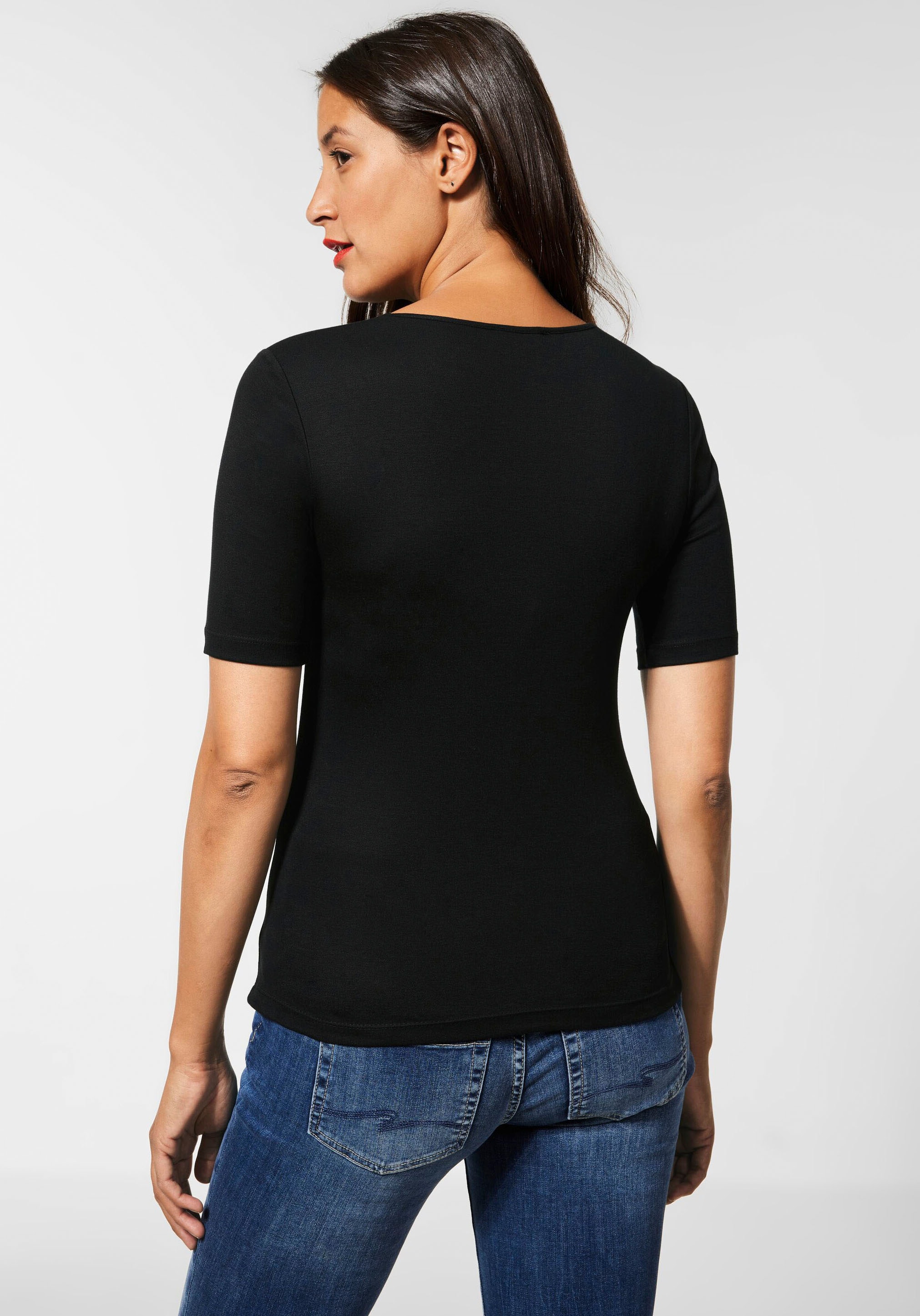 STREET ONE T-Shirt »Style Palmira«, im Basic-Style