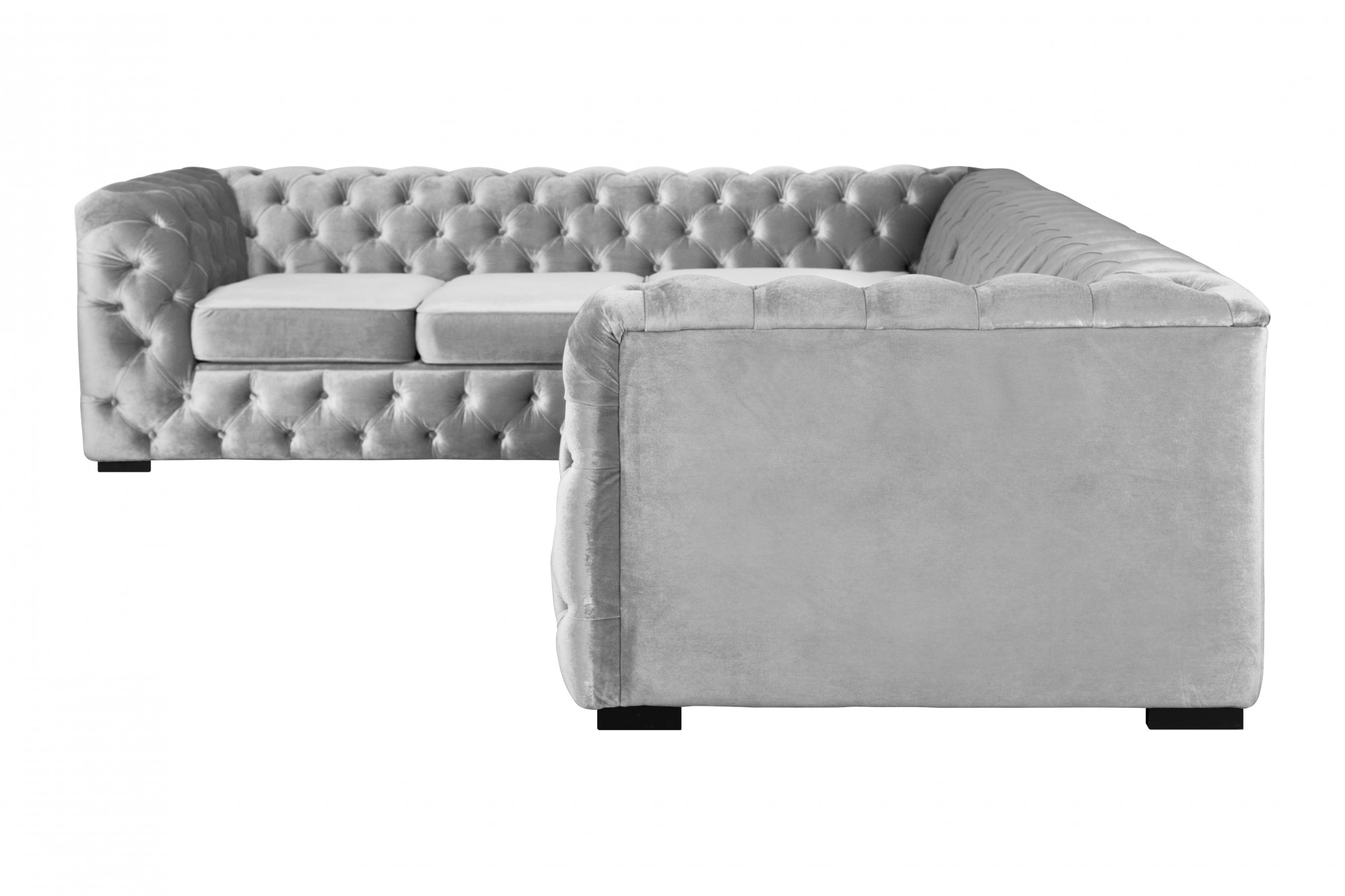 Guido Maria Kretschmer Home&Living Chesterfield-Sofa »KALINA L-Form«, hochwertige Chesterfield-Ausführung, sehr hochwertige Verarbeitung