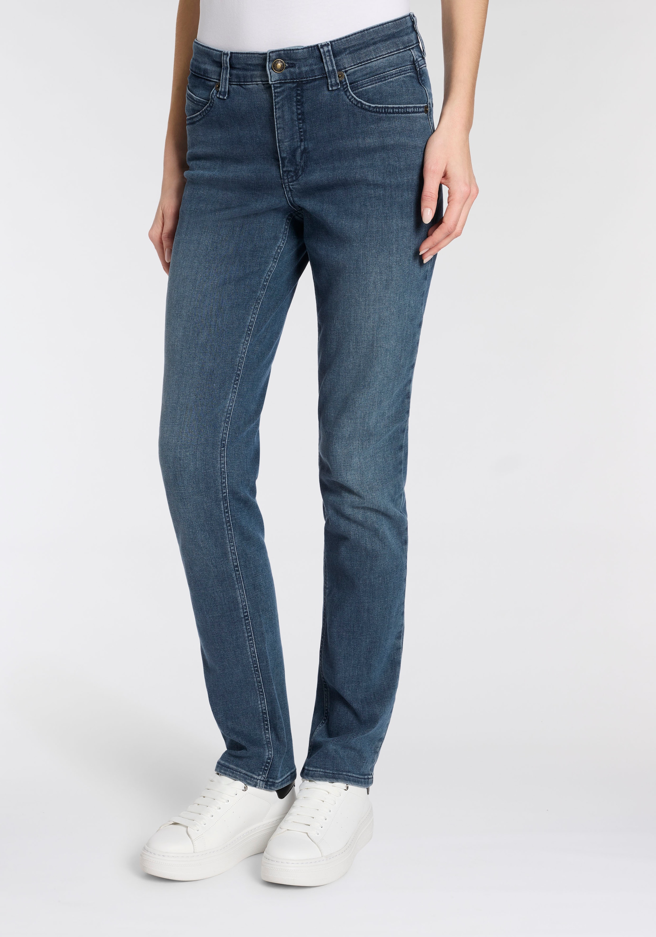 MAC Stretch-Jeans "Melanie" Gerade geschnitten günstig online kaufen