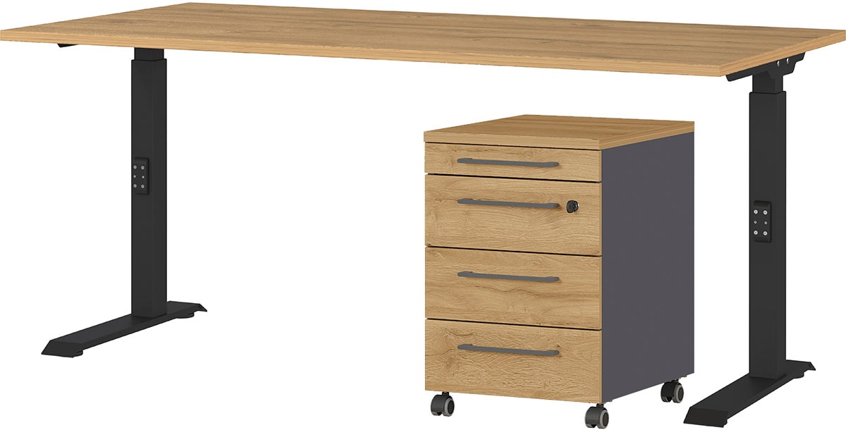 GERMANIA Büromöbel-Set "Agenda" Set bestehend aus höhenverstellbarem Schrei günstig online kaufen