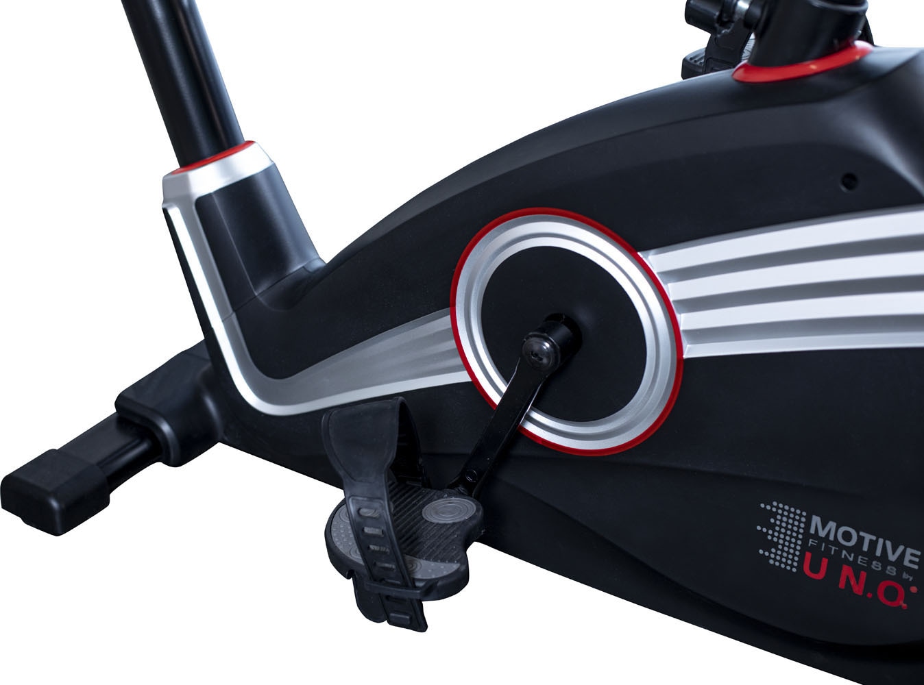MOTIVE FITNESS by U.N.O. Ergometer »ET 1500«, (mit Tablet-Halterung), Schwungmasse ca. 12 kg, 32 Widerstandsstufen