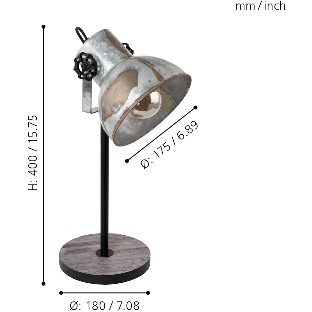 EGLO Tischleuchte »BARNSTAPLE«, 1 flammig-flammig