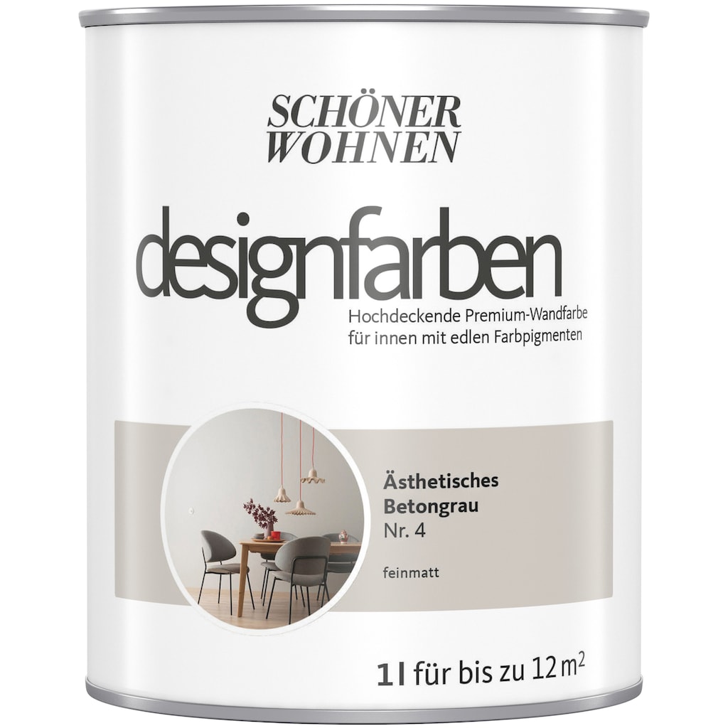 SCHÖNER WOHNEN FARBE Wand- und Deckenfarbe »designfarben«