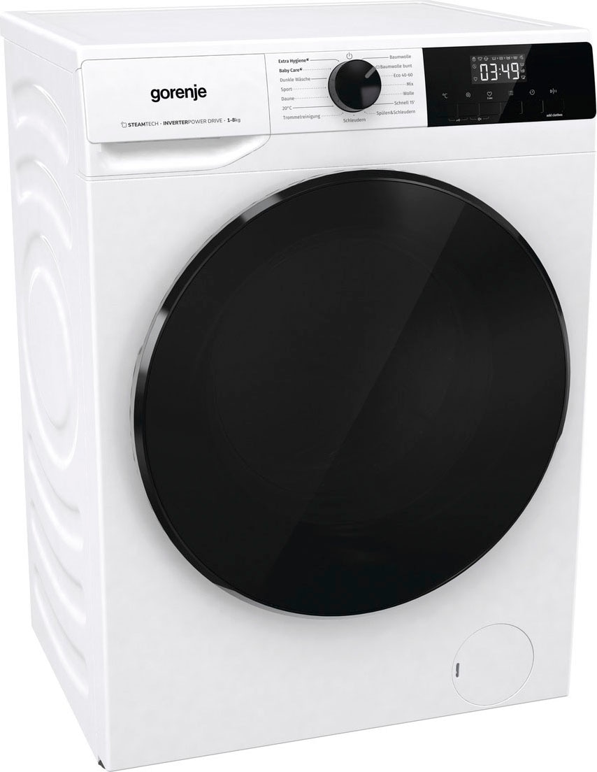 GORENJE Waschmaschine "WNHAI 84 APS/DE" 8 kg 1400 U/min AquaStop, Dampf-Funktion, Kindersicherung