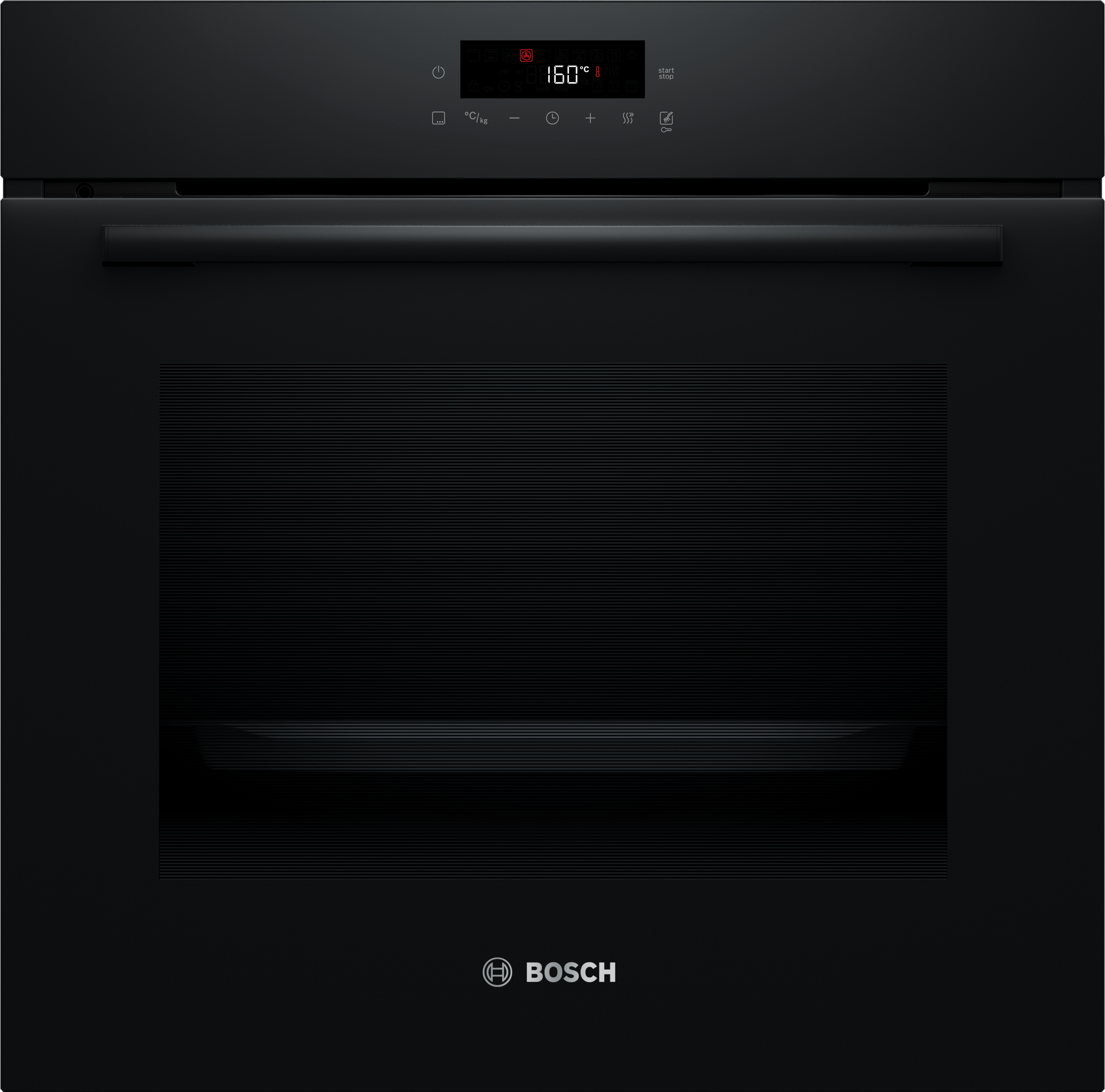 BOSCH Pyrolyse Backofen Serie 2 "HBA571BB4" mit Teleskopauszug nachrüstbar