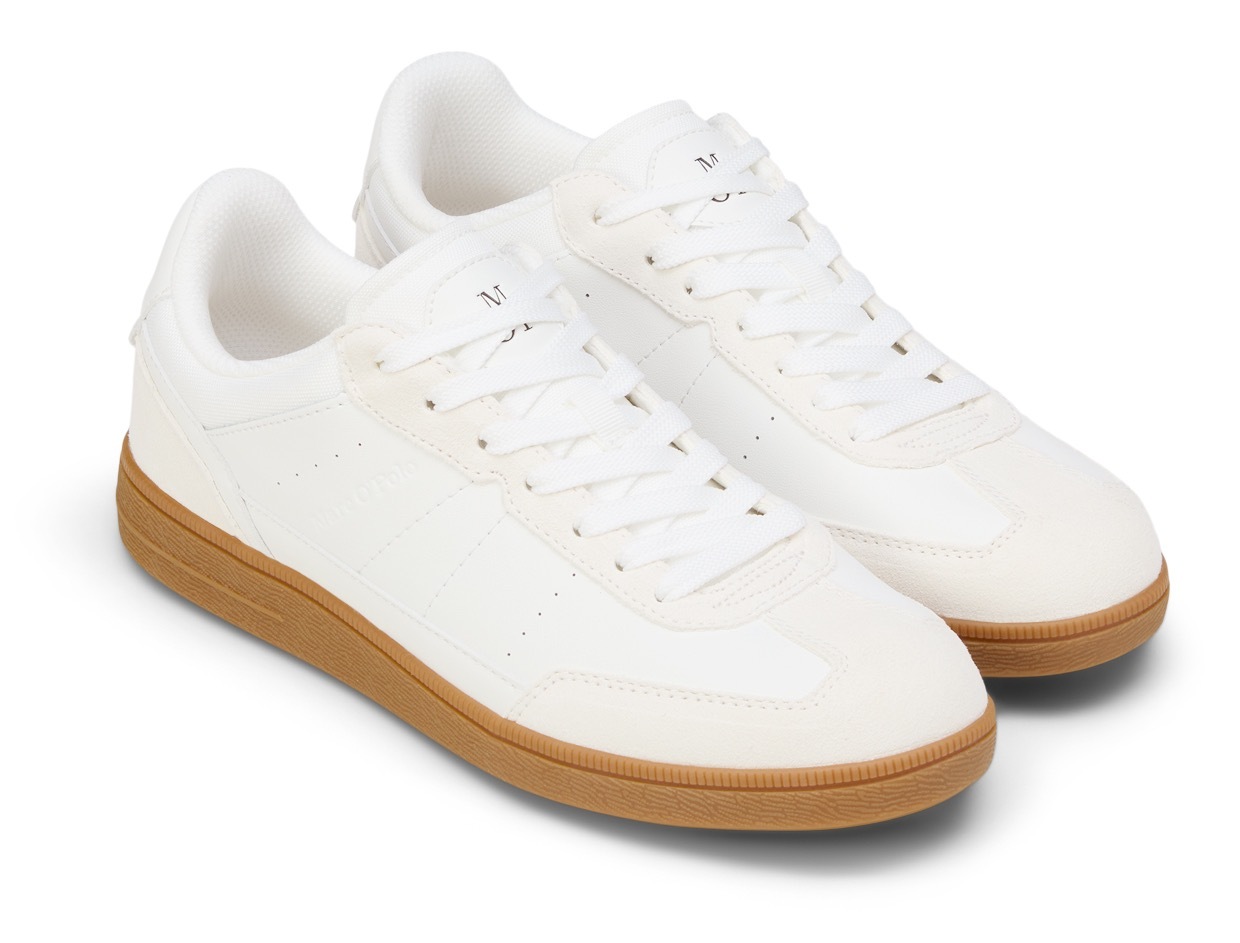 Marc O'Polo Sneaker »Charlie«  Schnürschuh, Halbschuh, Casual-Sneaker mit honigfarbener Laufsohle