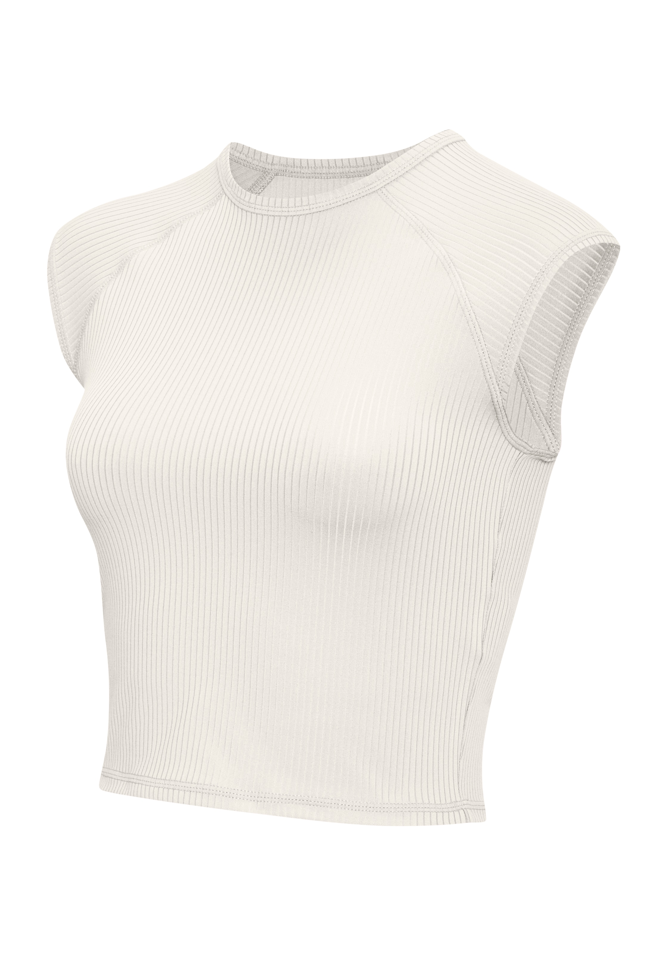 LASCANA ACTIVE T-Shirt aus softer Ripp-Ware