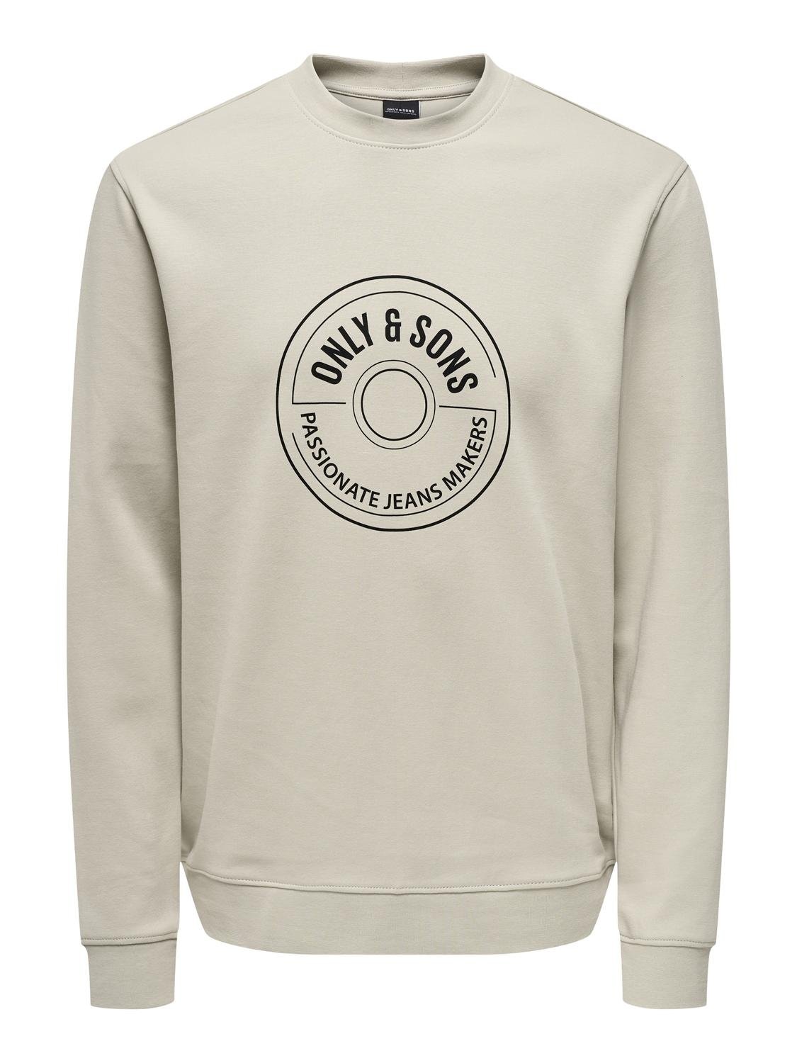 ONLY & SONS Sweatshirt "ONSLAMER REG INTERLOCK CREW NECK SWEAT"