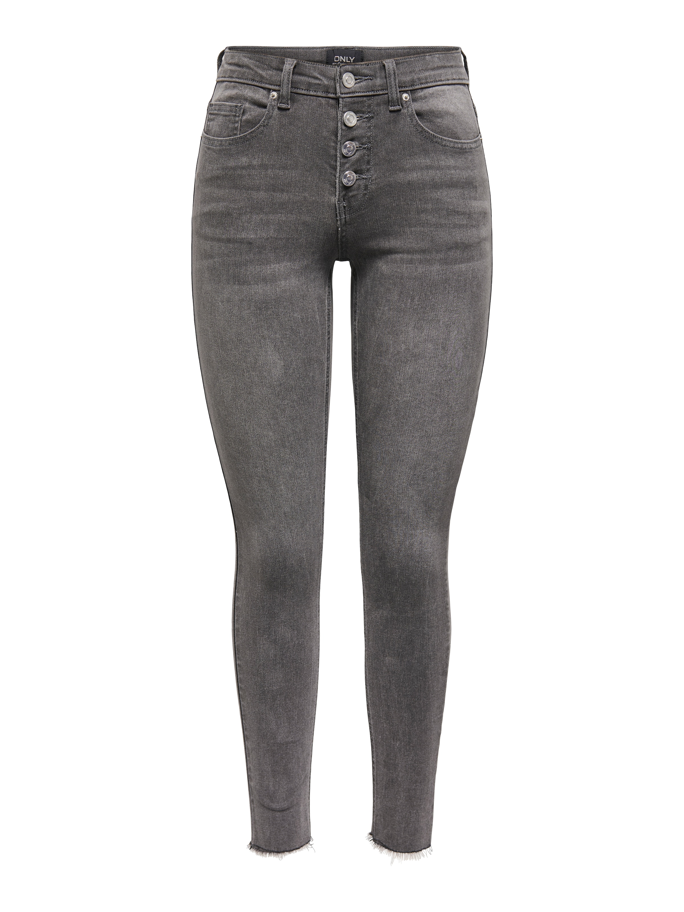 ONLY Skinny-fit-Jeans »ONLMIA MID WAIST BUTTON SK RW ANK BOX«