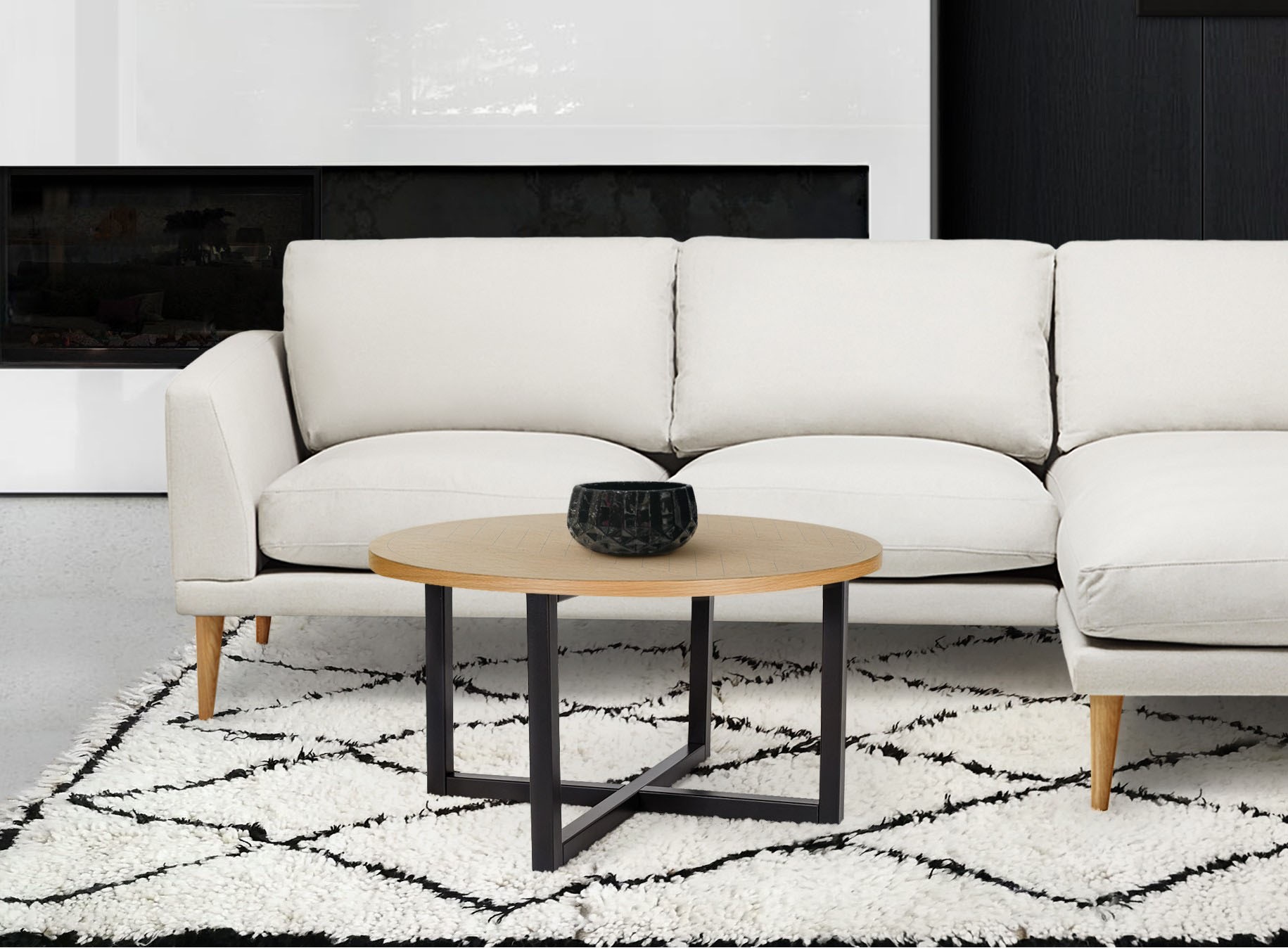 Woodman Couchtisch »Camden«, aus teilmassiver Birke, Breite 80 cm