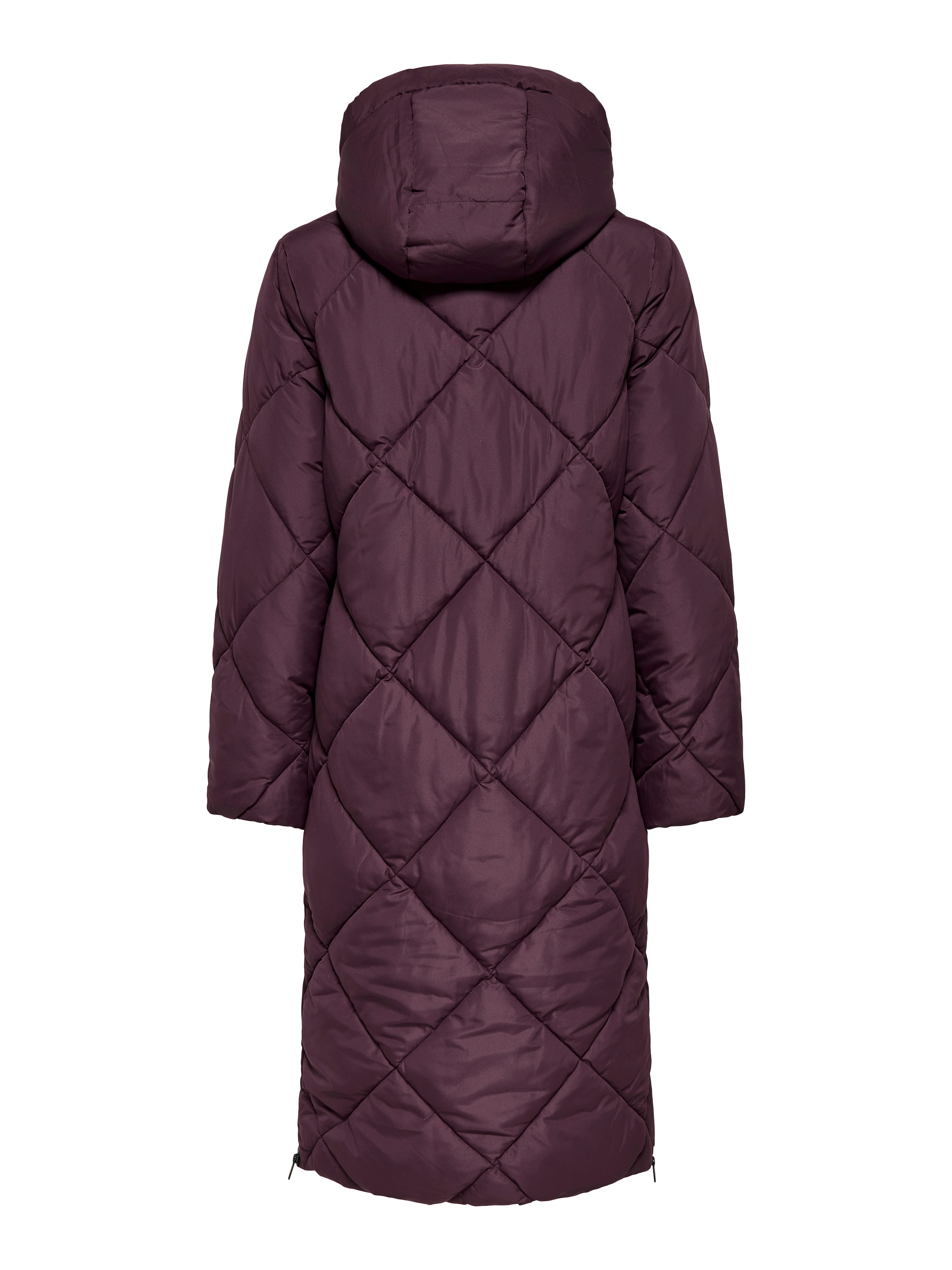 ONLY Steppmantel »ONLMAGGI LONG HOOD PUFFER CC OTW« Kunstfaser