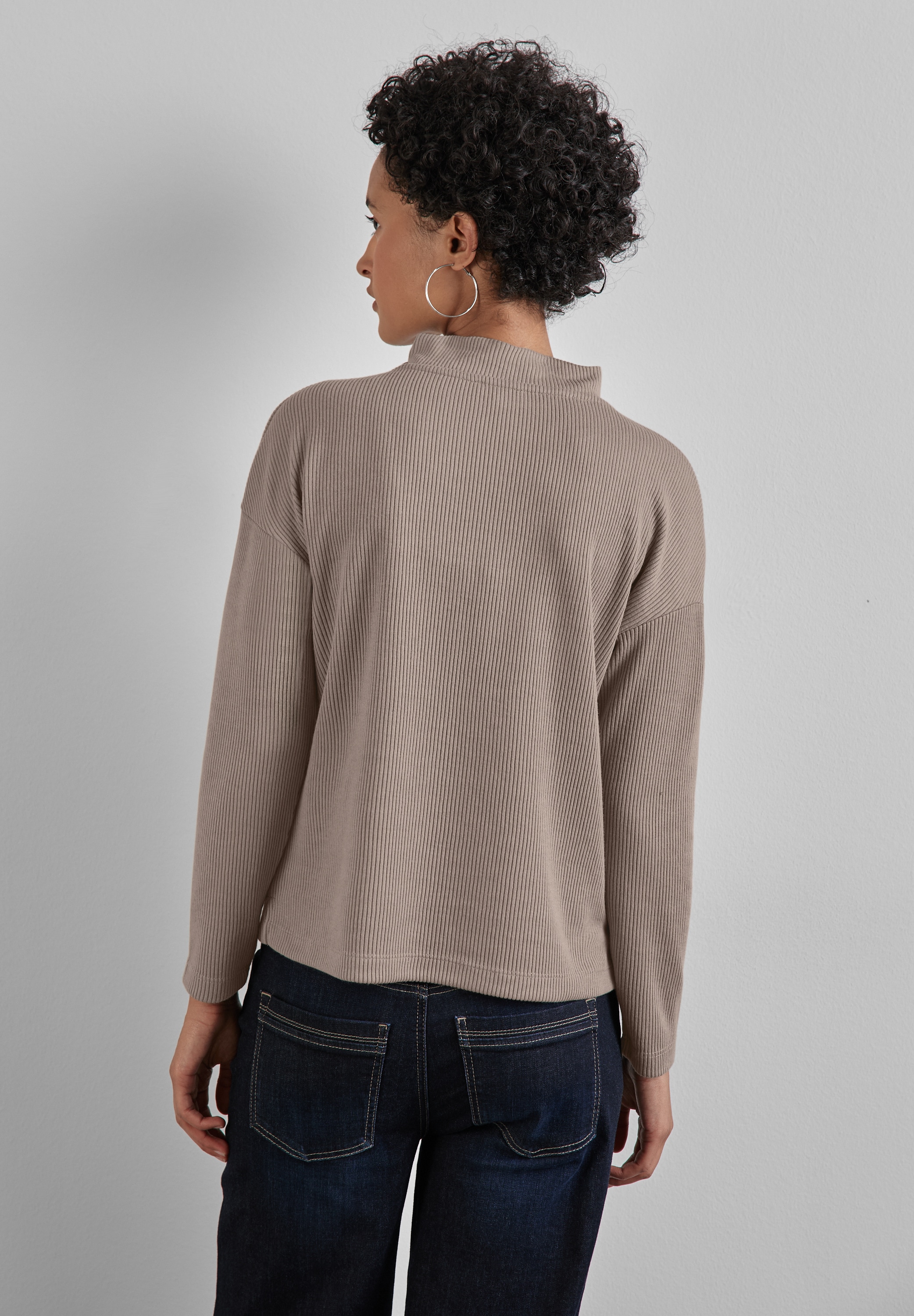 STREET ONE Langarmshirt, mit Turtleneck