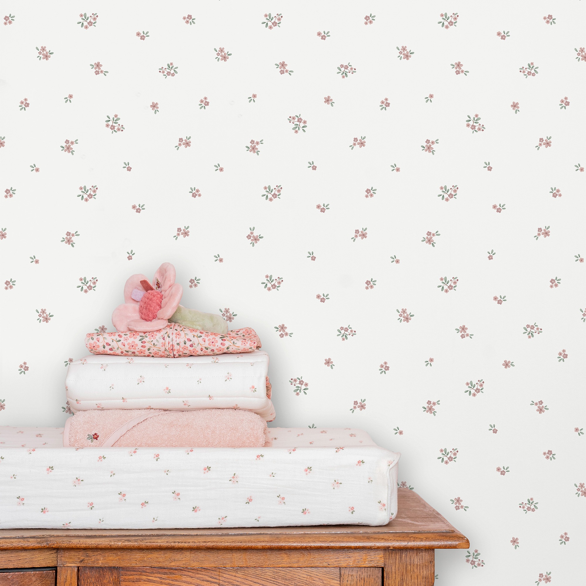 LITTLE DUTCH Fototapete "Fairy Blossom" neutral glatt 10mx52cm (ca. 5m2)