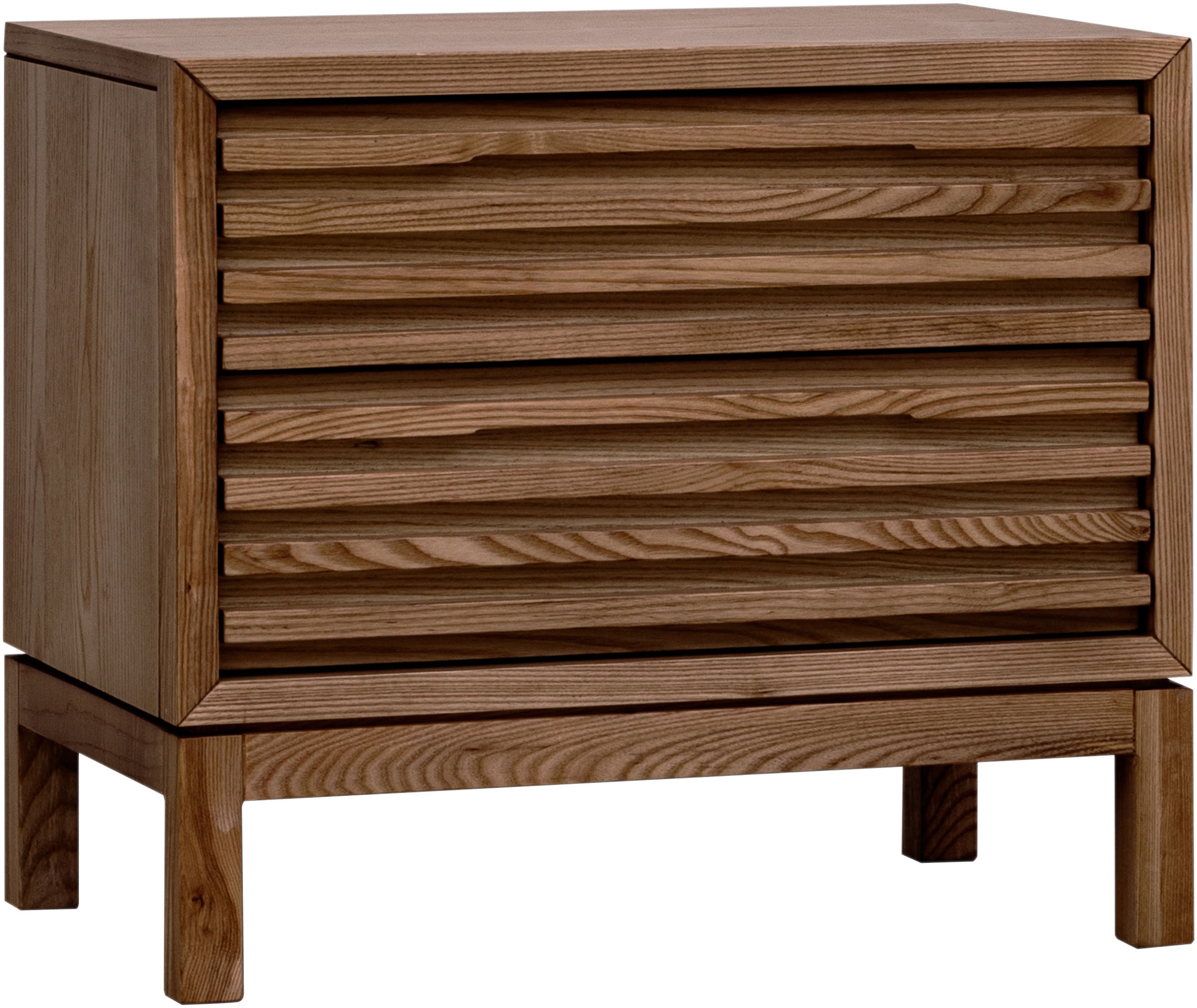 andas Nachttisch "Tanner Nachttisch aus Eschenholz mit zwei Schubladen" 1 S günstig online kaufen