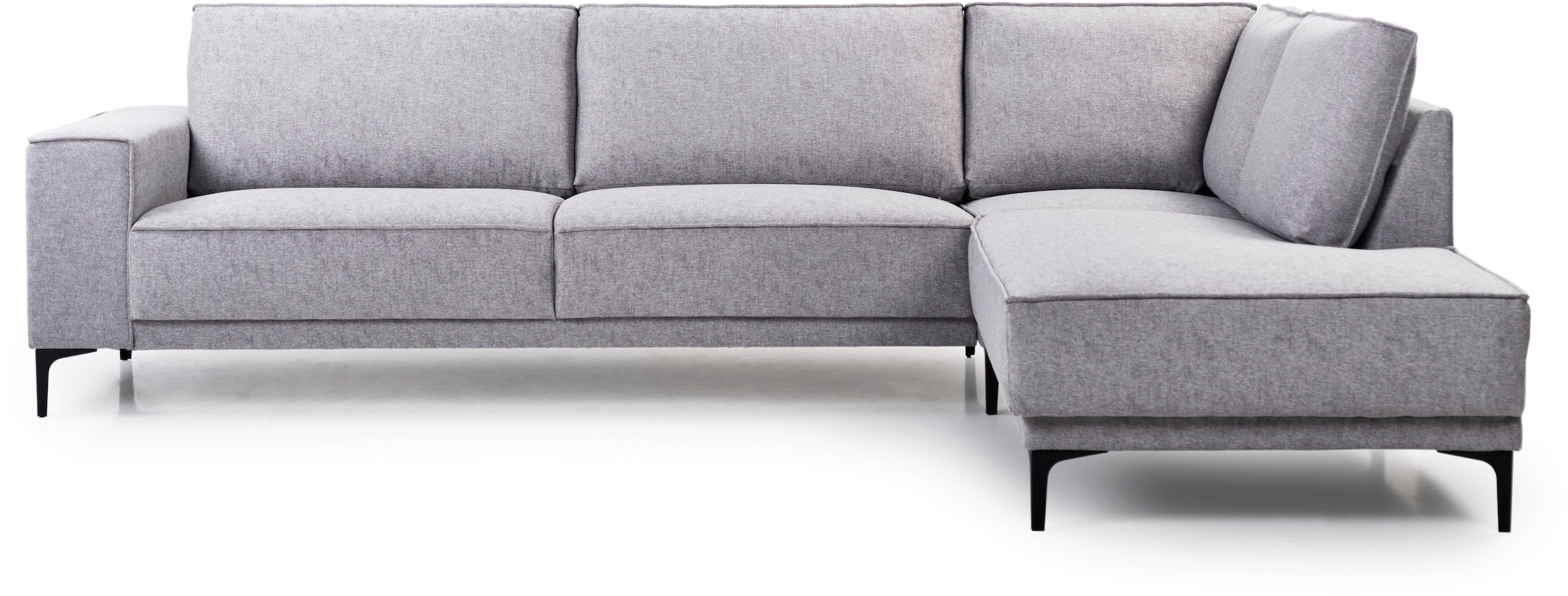 OTTO home Ecksofa "OLAND L-Form, B: 289 cm, Skandi-Design" Struktur, Flachg günstig online kaufen