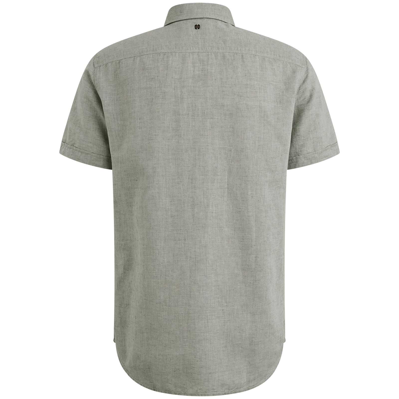 PME LEGEND Kurzarmhemd »Short Sleeve Shirt Ctn Linen 2 tone«, in melierter Optik