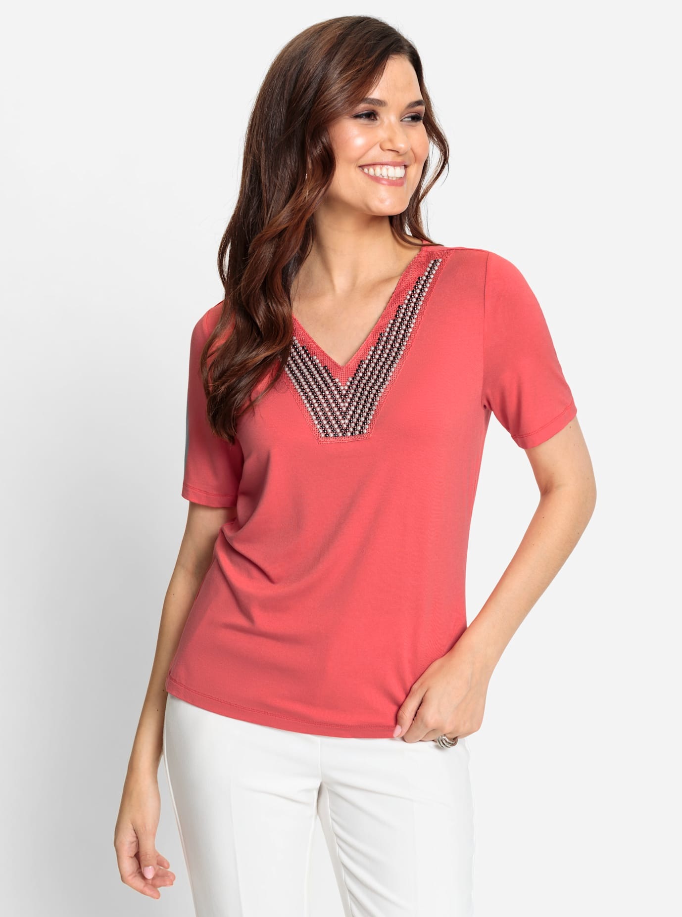 Lady Kurzarmshirt "Shirt", (1 tlg.) günstig online kaufen