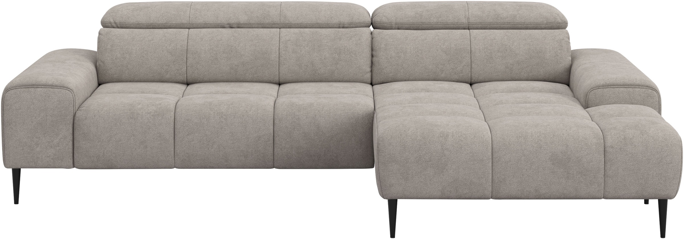 COTTA Ecksofa »Theo L-Form, B: 290 cm« mit Kopfteilverstellung, optional Sitztiefenverstellung