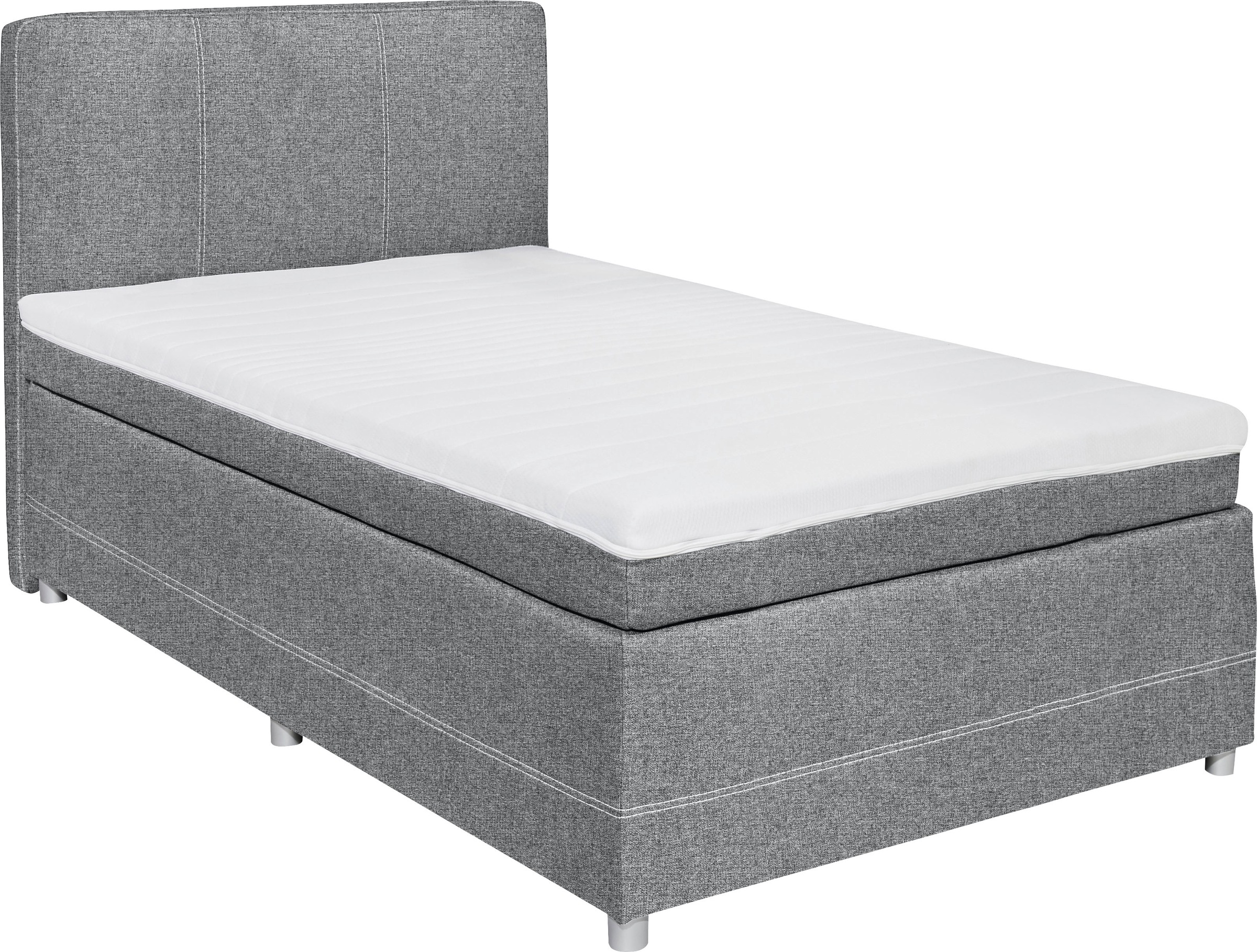 ED EXCITING DESIGN Boxspringbett »Luanda«, wahlweise mit Matratze und Topper