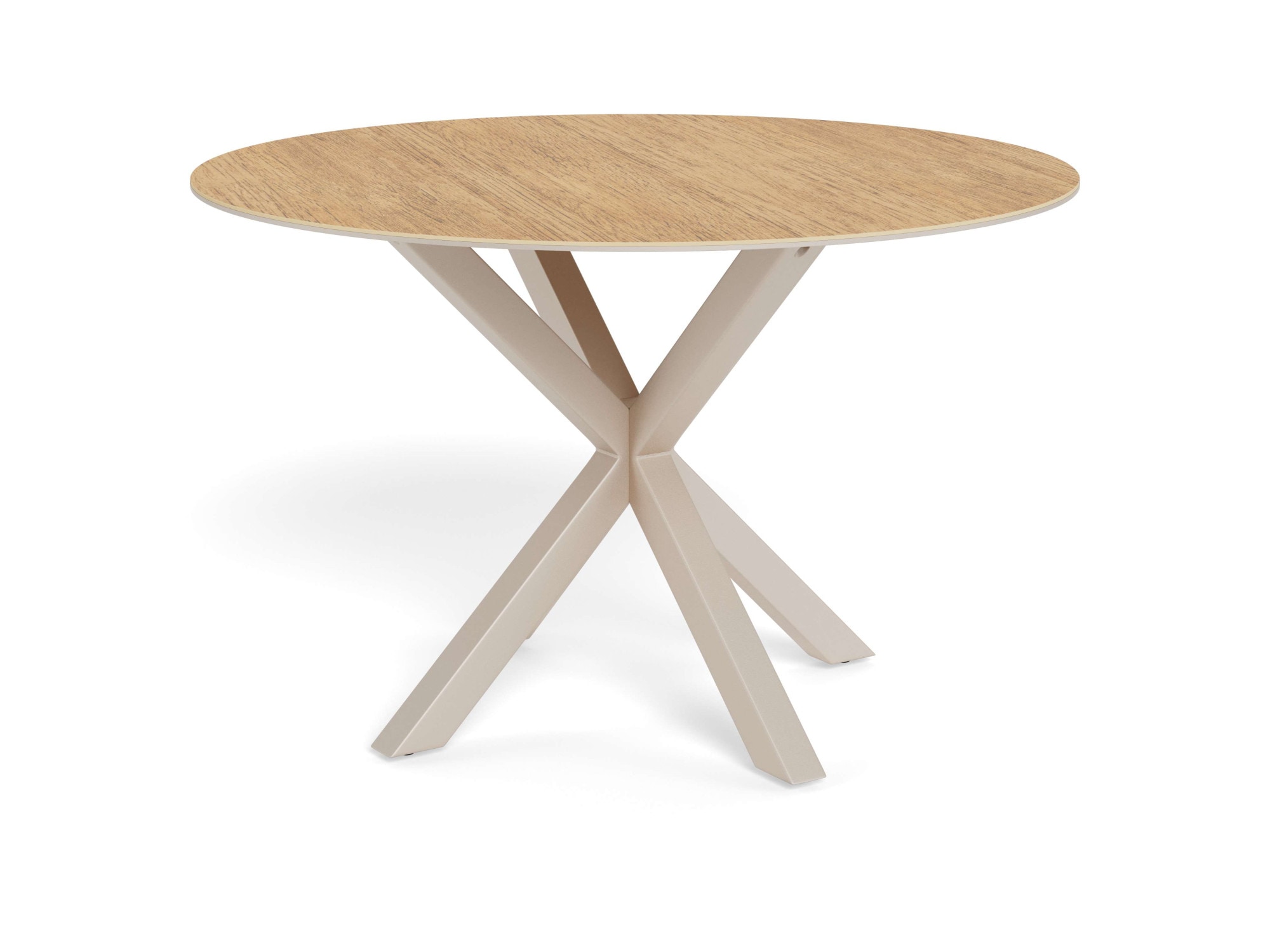 ACTONA GROUP Esstisch "Heaven, runde Tischplatte aus Keramik o. Glas & belastbar bis 100 kg" Esstisch, OTTOs Choice, Tischplatte aus rauer Keramik, stahl gestell, Rund, 119x75,5