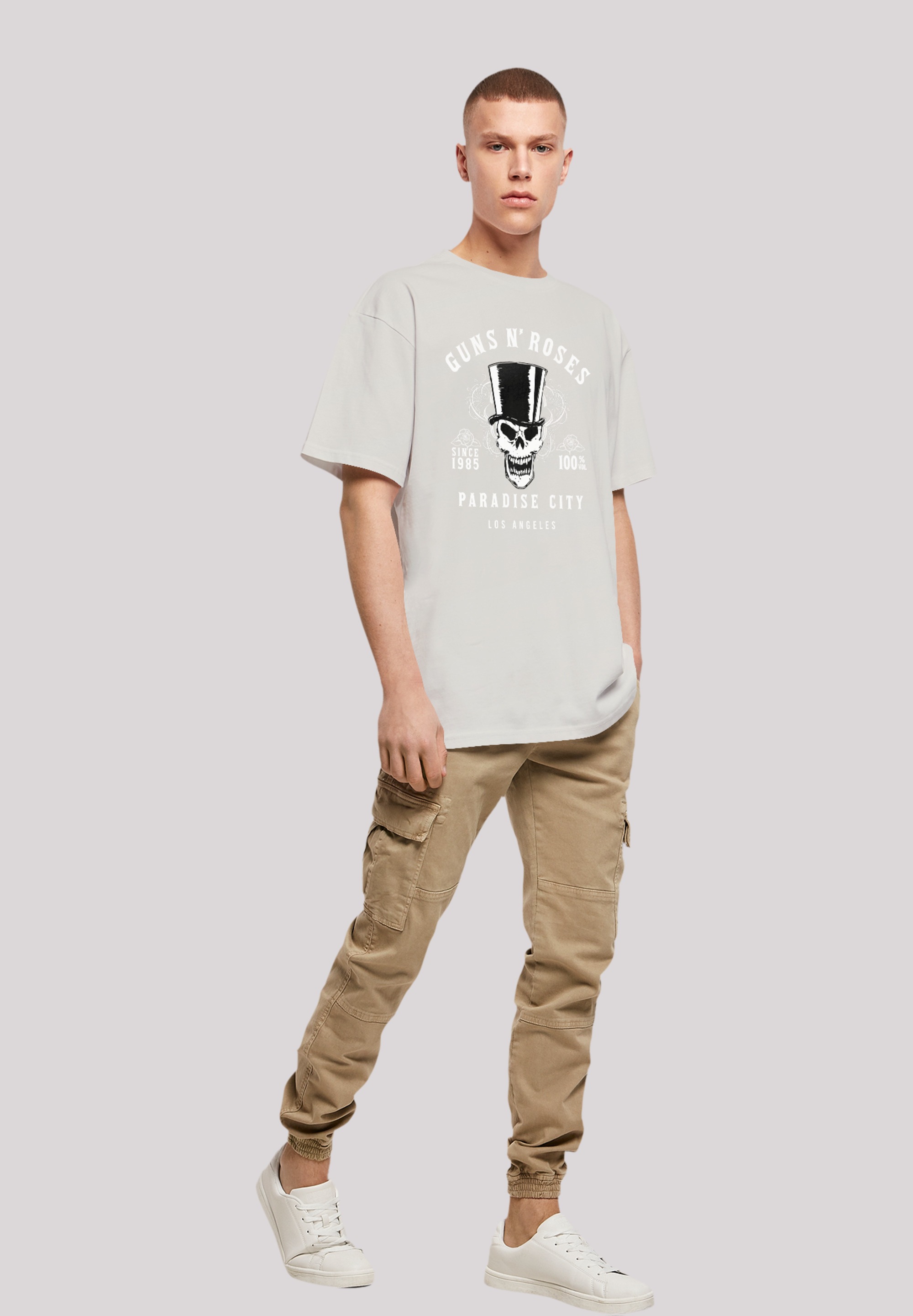 F4NT4STIC T-Shirt »Guns 'n' Roses Whiskey Label Rock Band«, Premium Qualität