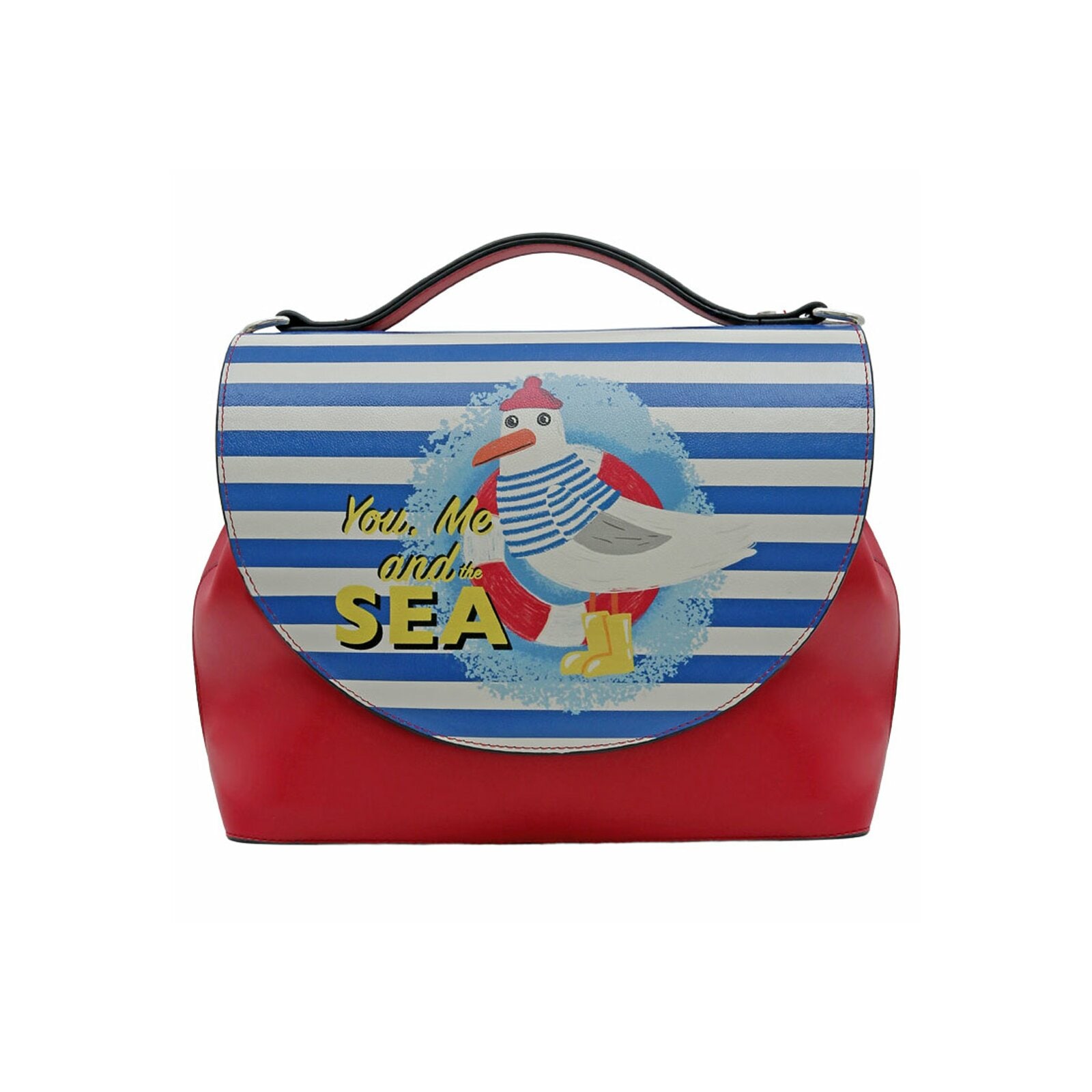 DOGO 1100000002199 "Handy Umhängetasche You, Me And The Sea Schultertasche" Handgefertigt