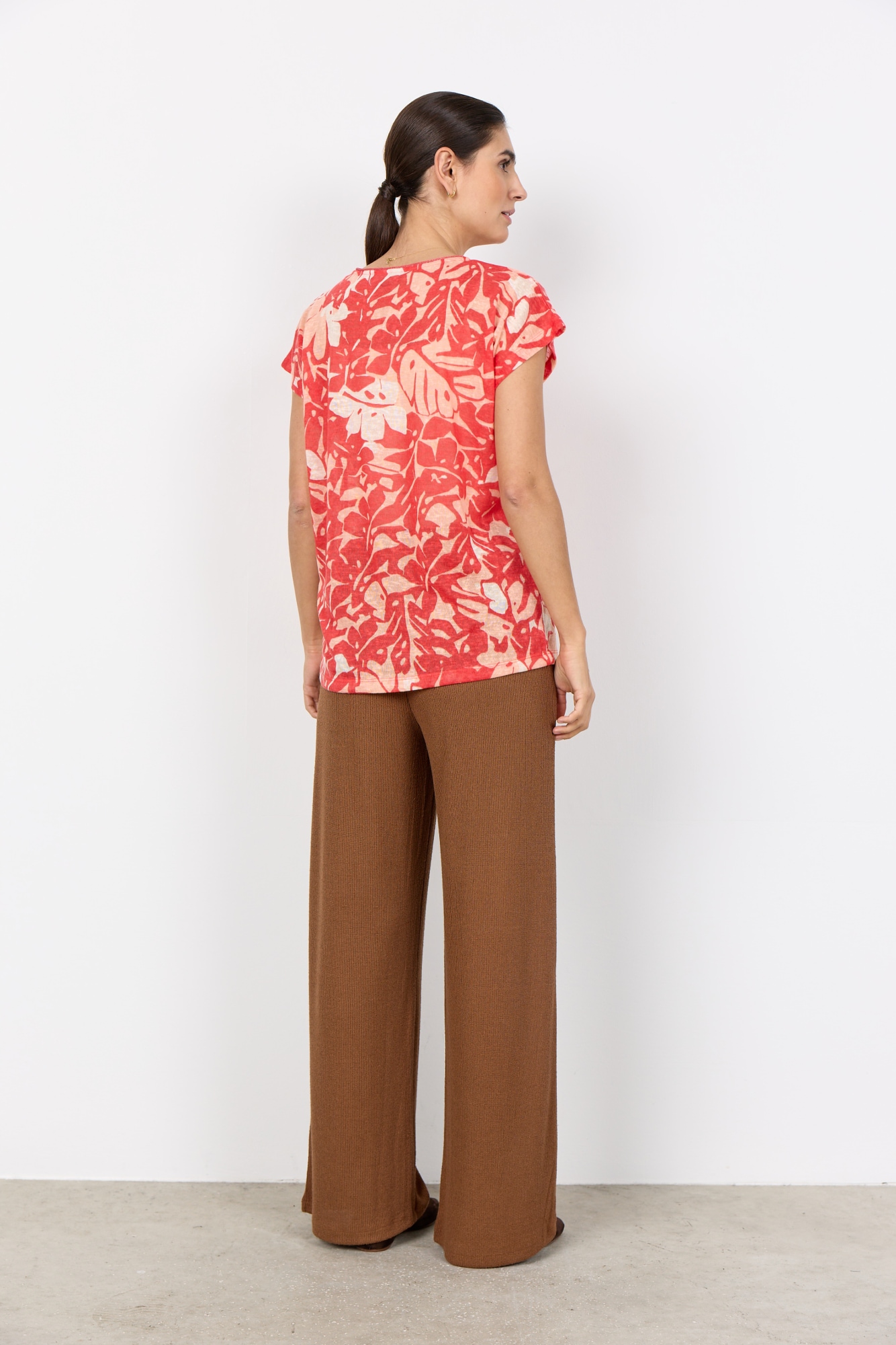 soyaconcept Kurzarmshirt »SC-ARETHA 46« Kunstfaser