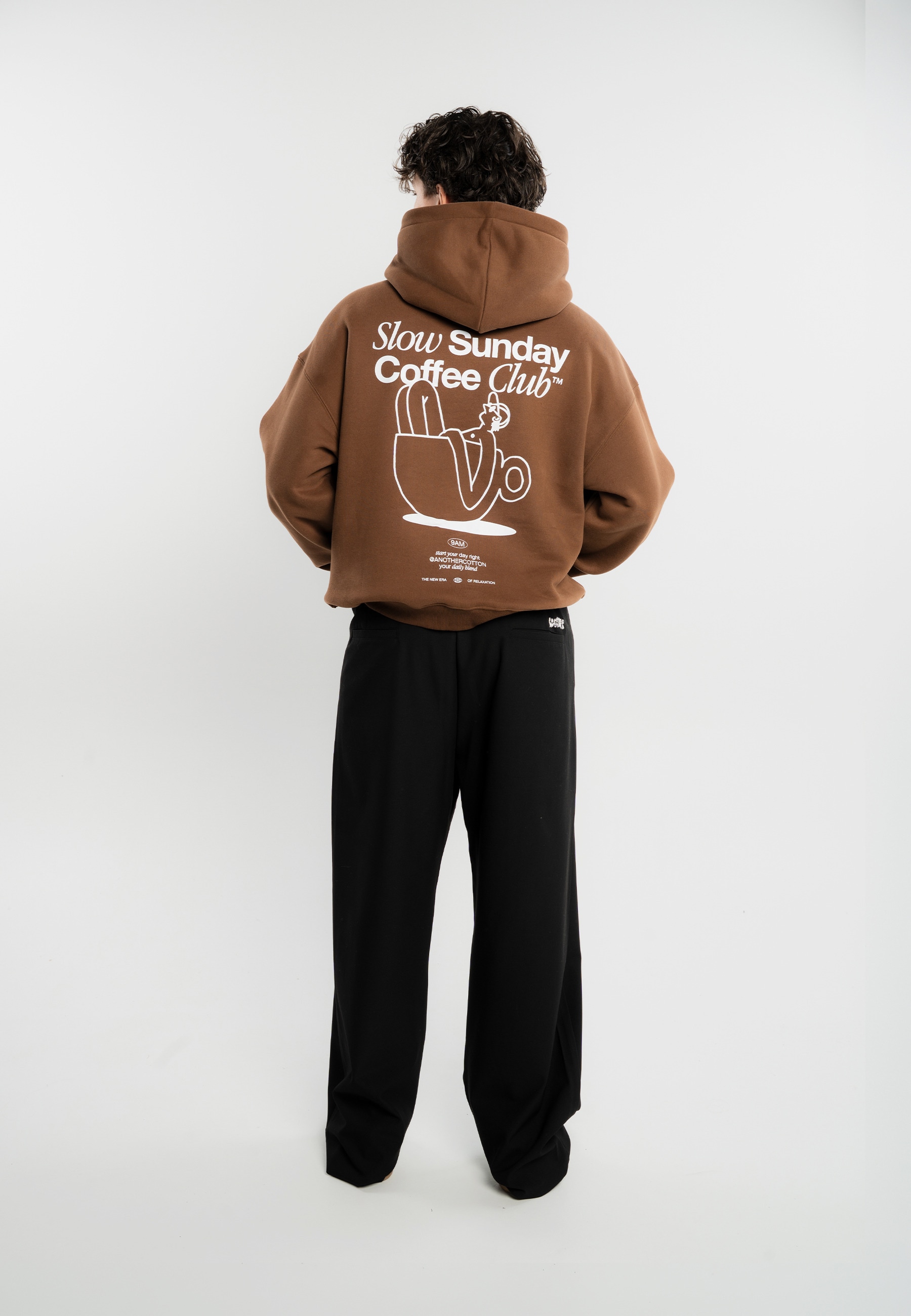 Another Cotton Lab Hoodie »Another Cotton Lab Slow Sunday Coffee Club Hoodie«, 1
