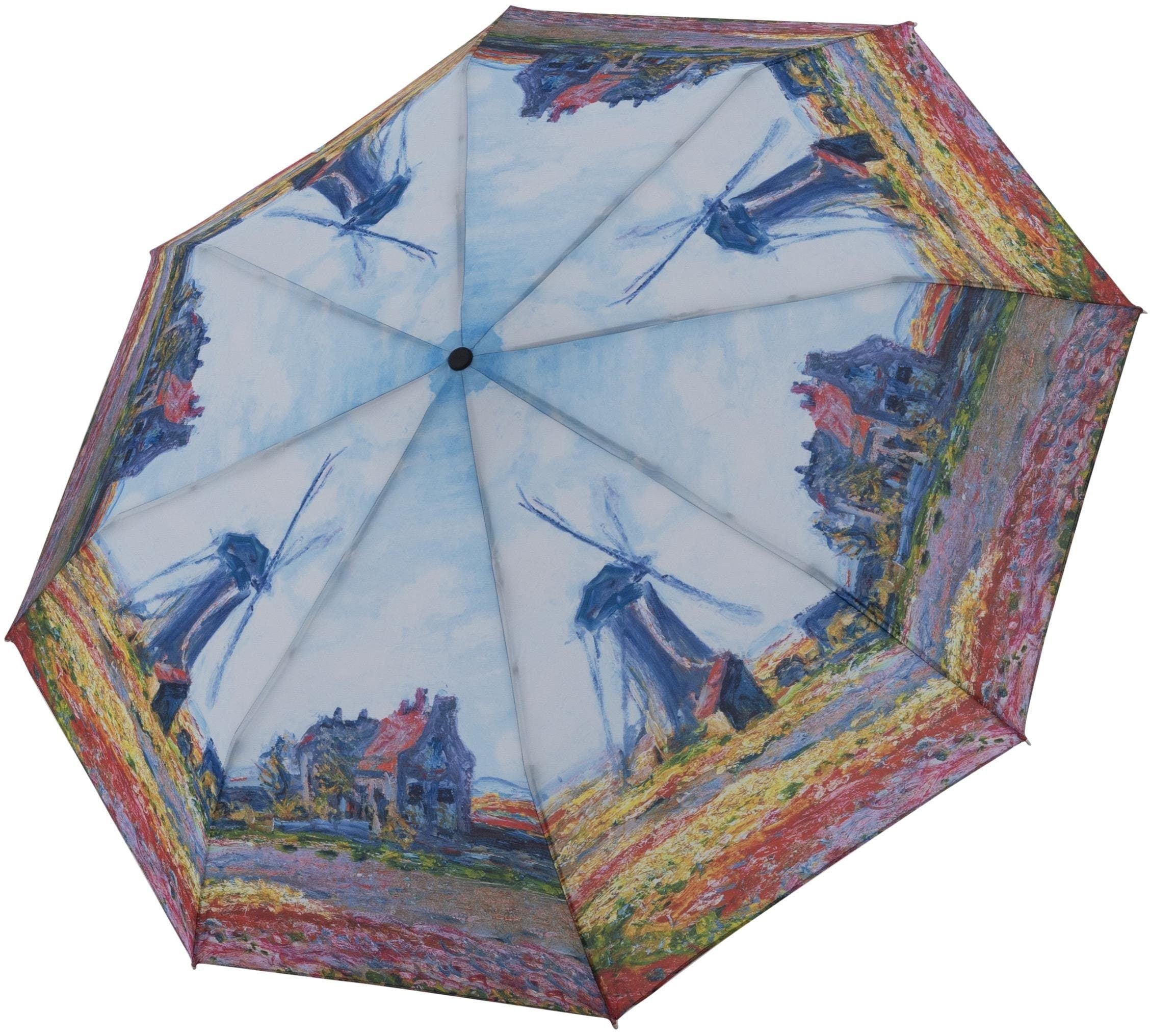 doppler® Taschenregenschirm »Art Collection Magic, Monet Windmühle«, mit  UV-Schutz kaufen | BAUR