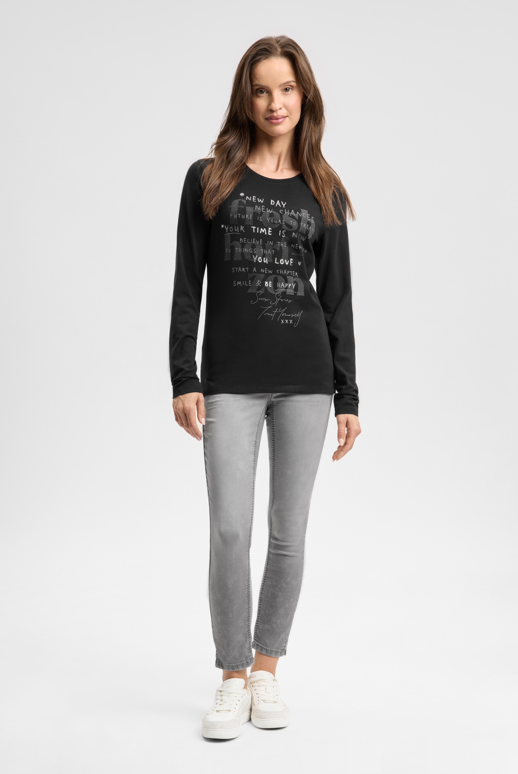 SOCCX Rundhalsshirt mit Baumwolle