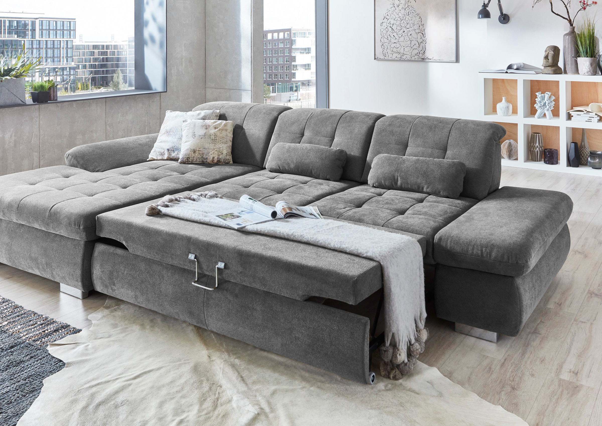 Die PlanBar Ecksofa »MP-IN17004 L-Form«, wahlweise mit Funktion, Federkern
