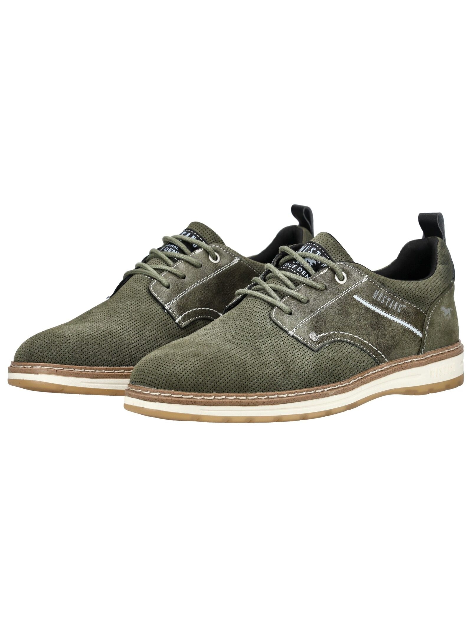 Mustang Shoes Schnürschuh »Mustang Shoes Halbschuhe Lederimitat«