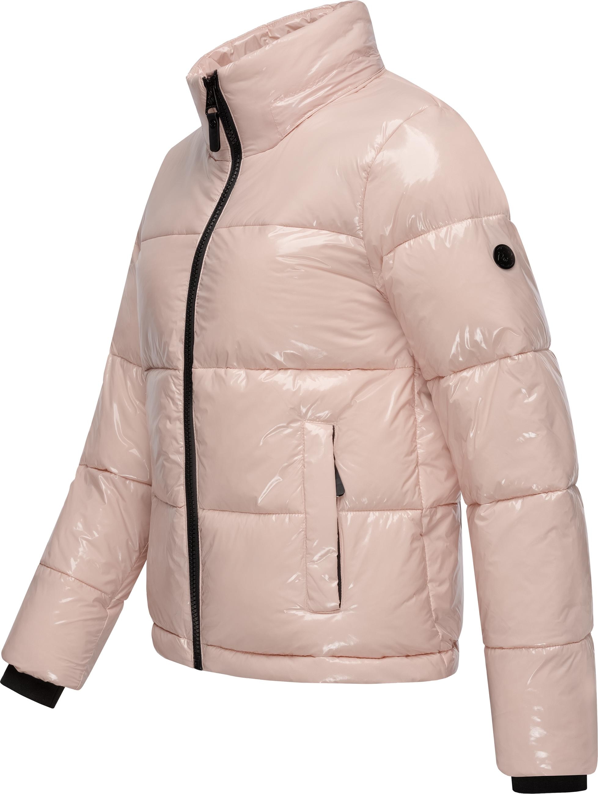 Ragwear Steppjacke »Roobie«, mit Kapuze, super stylische, gänzende Damen Winterjacke