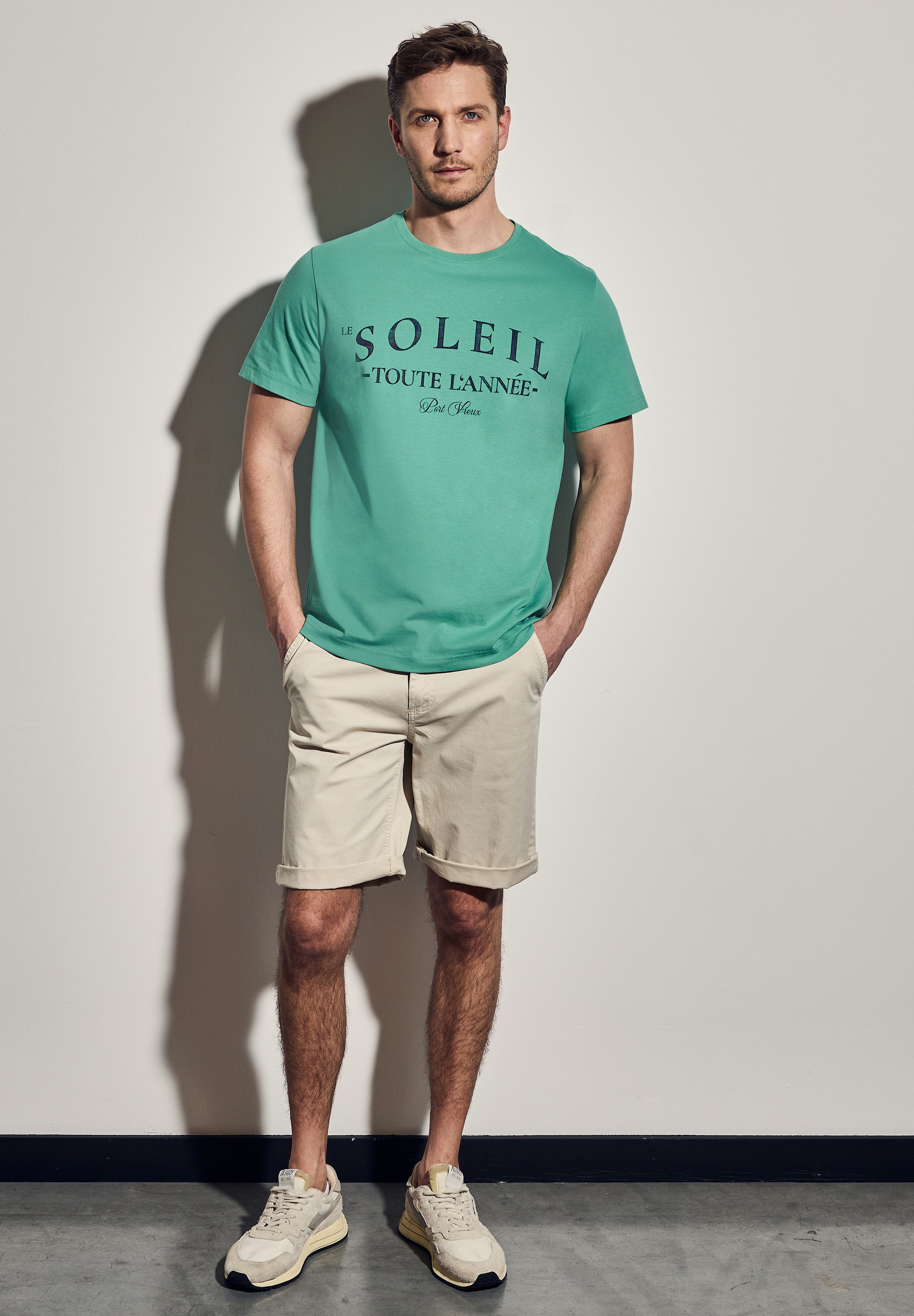 STREET ONE MEN T-Shirt, aus reiner Baumwolle