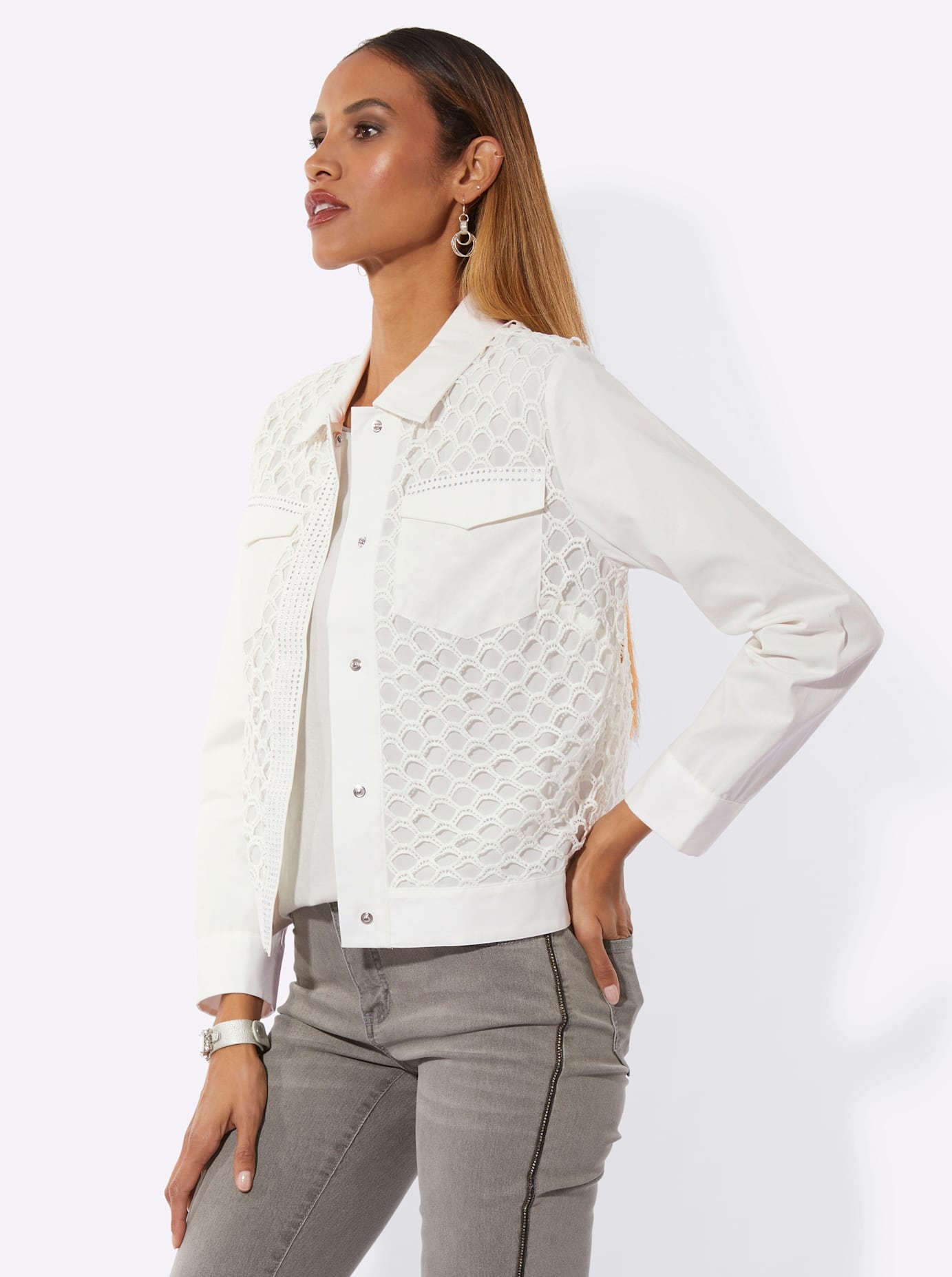 creation L Jackenblazer »Spitzen-Jacke«