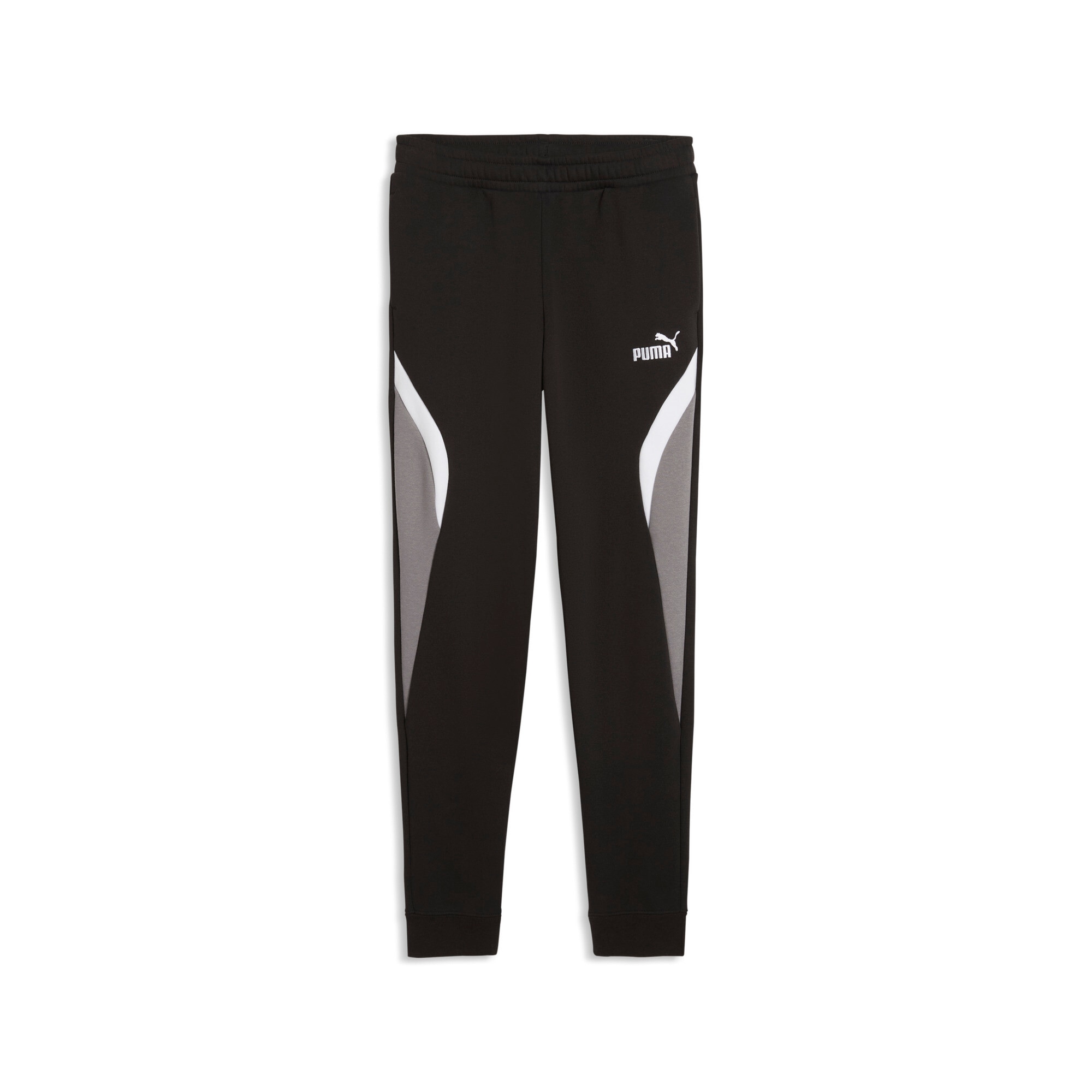 PUMA Trainingshose "ESS BLOCK SWEATPANTS FL B" Regular Fit, für Sport und Freizeit, sportlicher Stil
