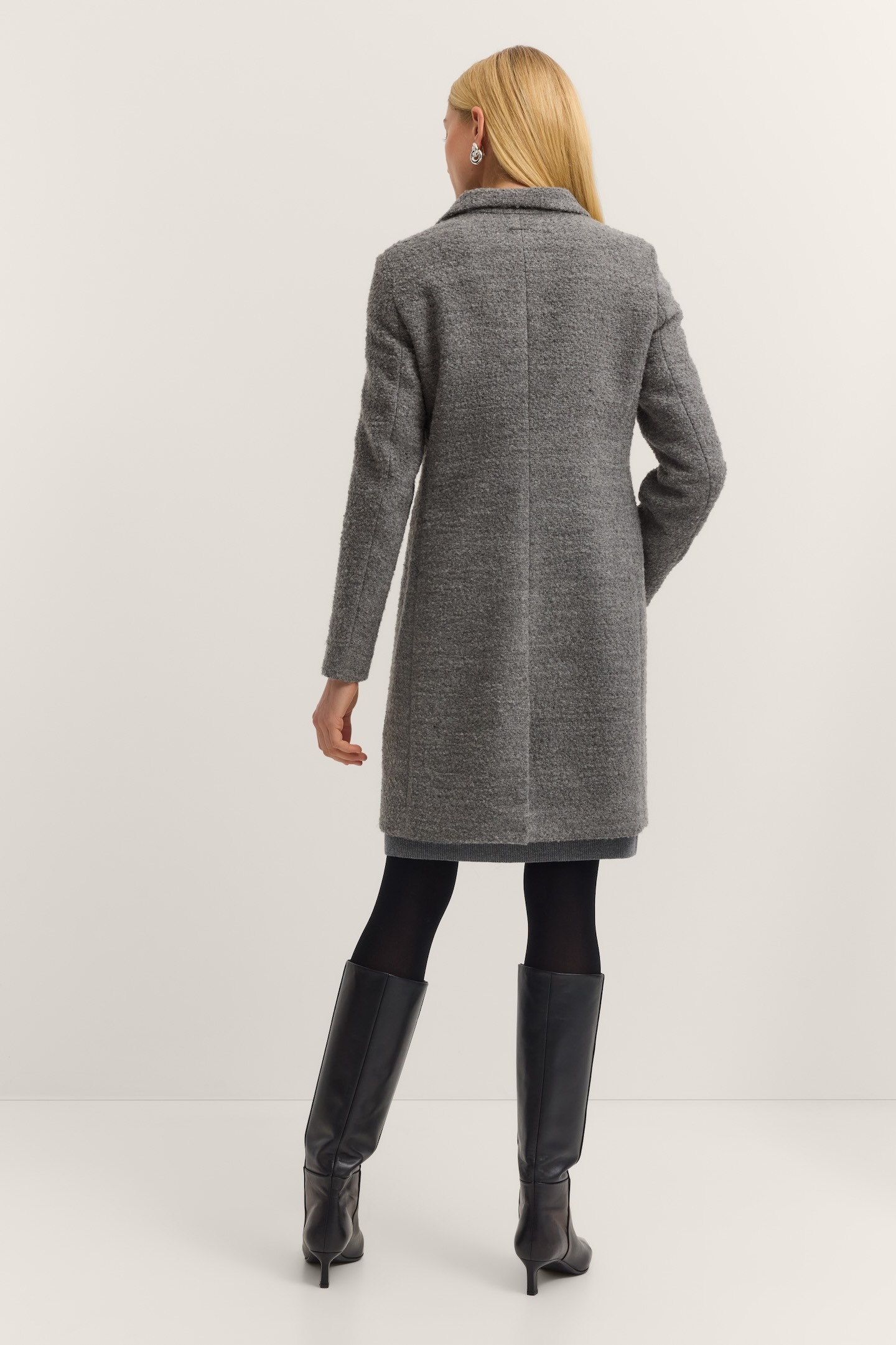 bugatti Wollmantel "Modern Fit", mit Flexcity Stretch und Stehkragen günstig online kaufen