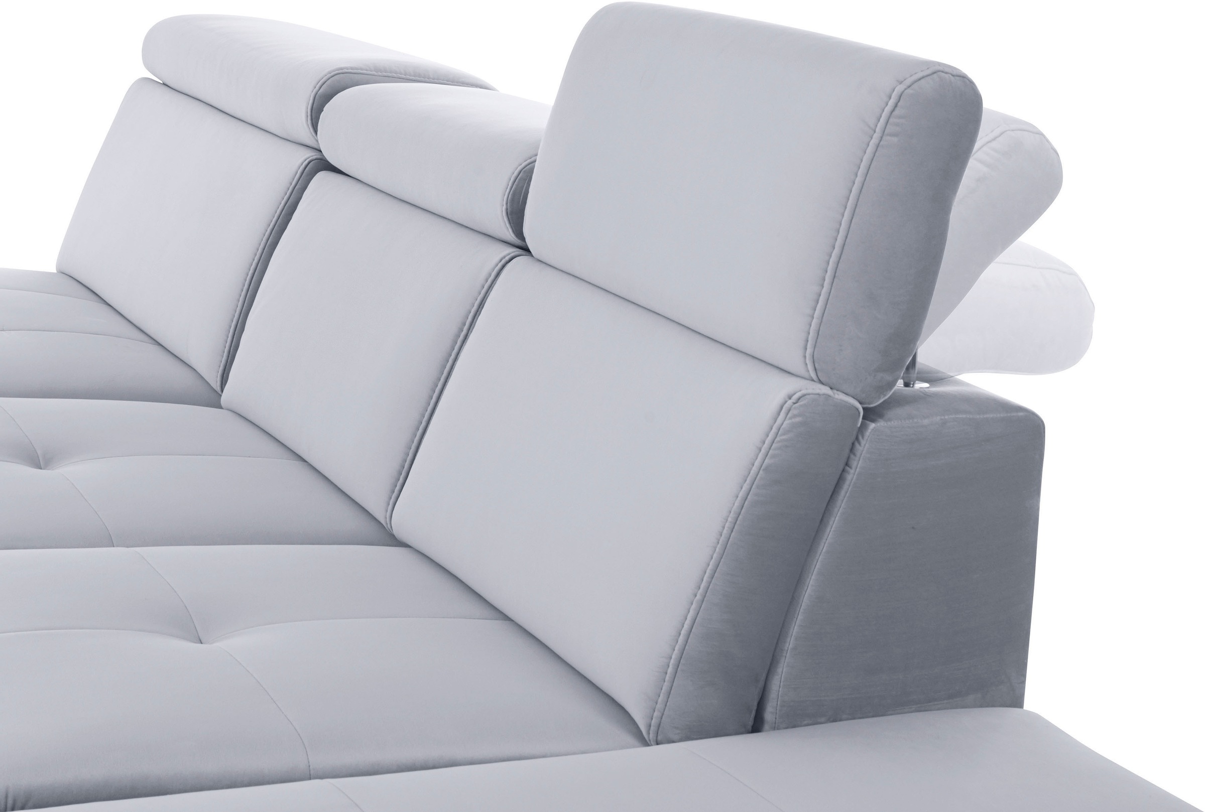 INOSIGN Ecksofa »Cardiz L-Form«, inkl.Kopfteilverstellung und Federkern wahlweise mit Bettfunktion