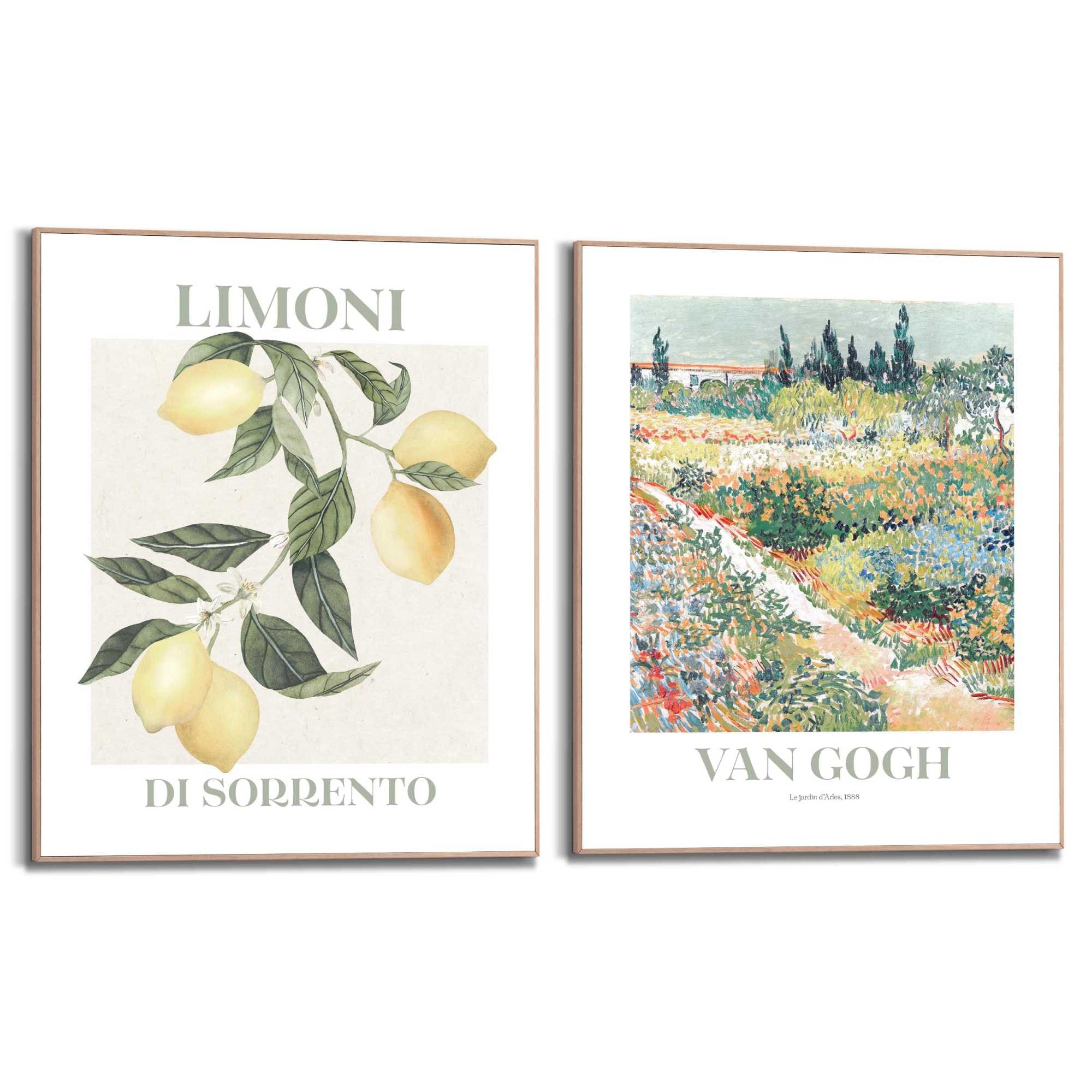 Reinders Poster "Van Gogh Flora", Wohnzimmer - Zitrone - Sorrento - Grün - günstig online kaufen