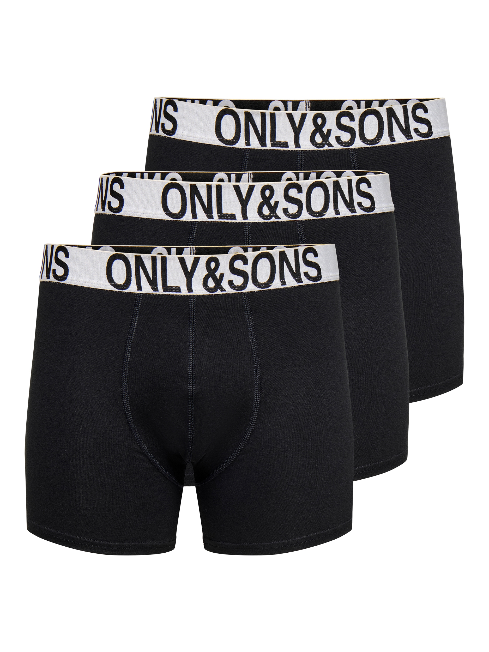 ONLY & SONS Trunk "ONSBASIC SOLID BOXER 3PACK NOOS" Packung, 3 Stk. Baumwol günstig online kaufen