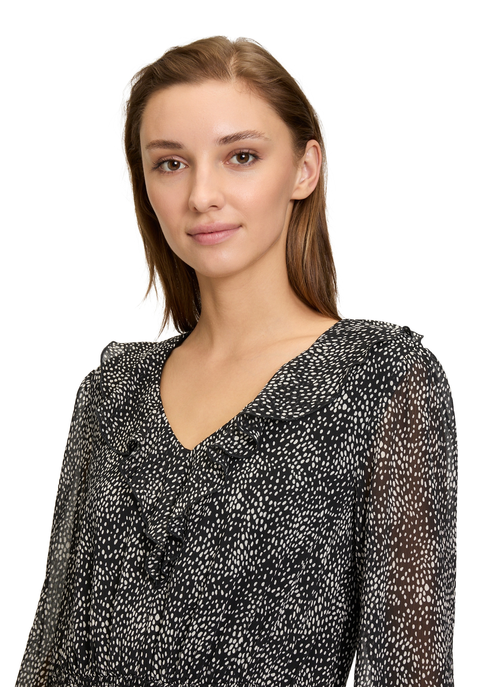 Cartoon Chiffonkleid »Cartoon Damen Chiffonkleid mit Stufen«, Form