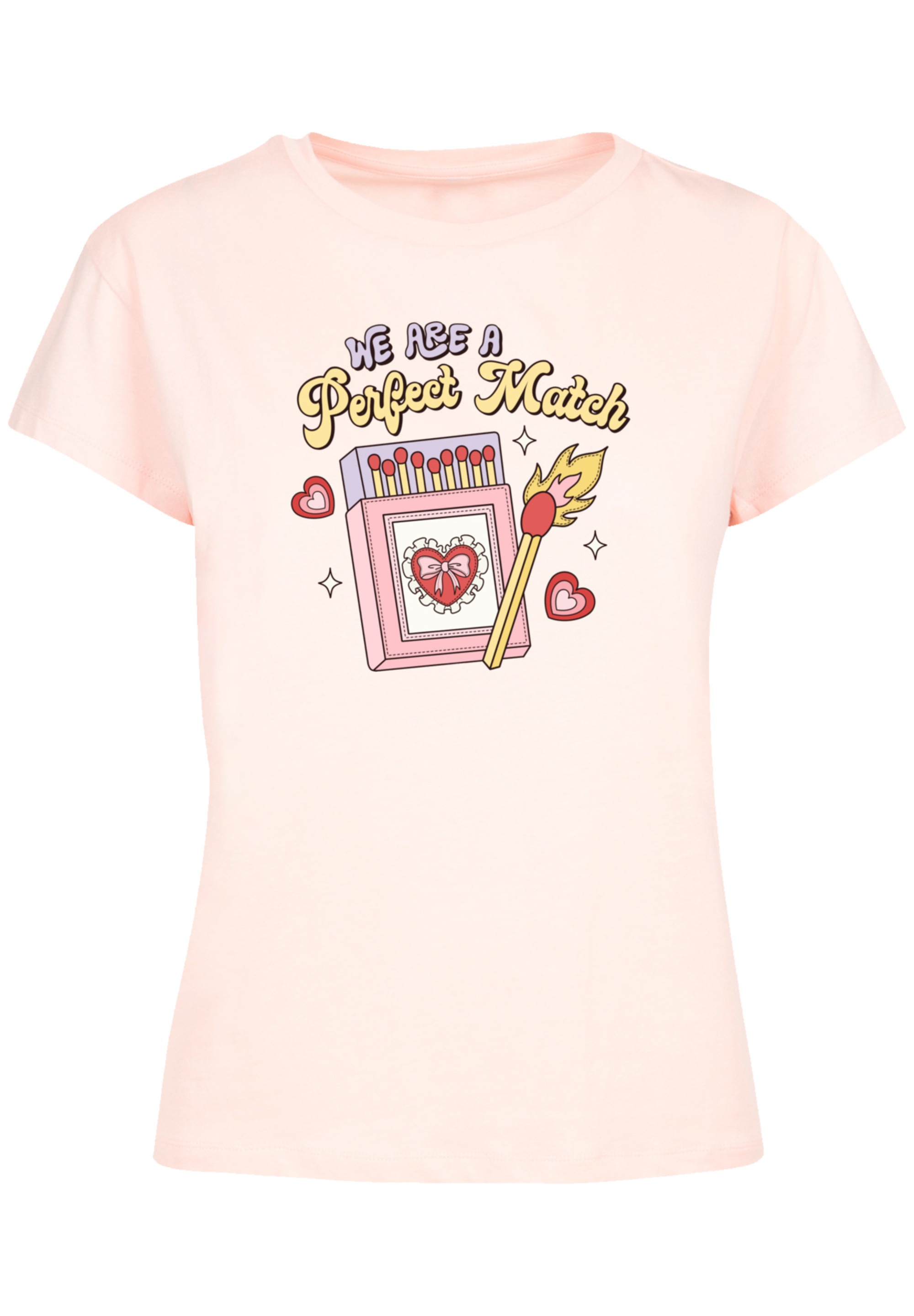 F4NT4STIC T-Shirt "We Are A Perfect Match Love", Premium Qualität günstig online kaufen