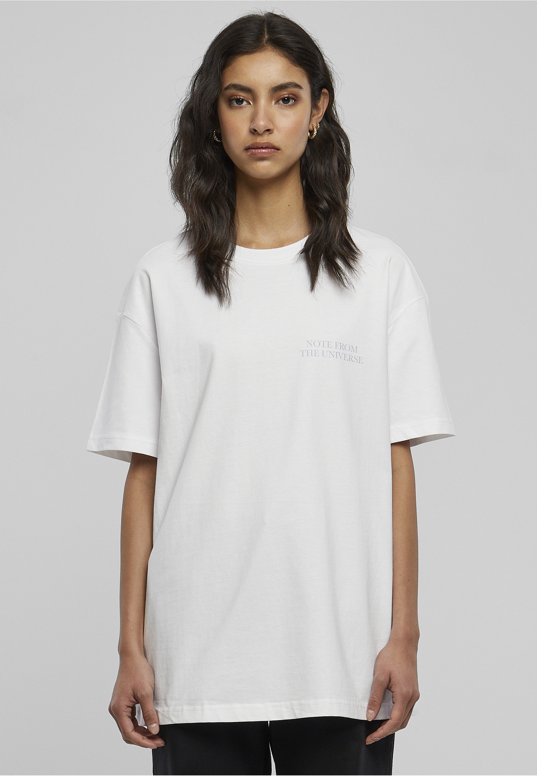 Miss Tee Kurzarmshirt »Miss Tee Damen Angel Numbers Oversize Boyfriend Tee« 1 Stk.