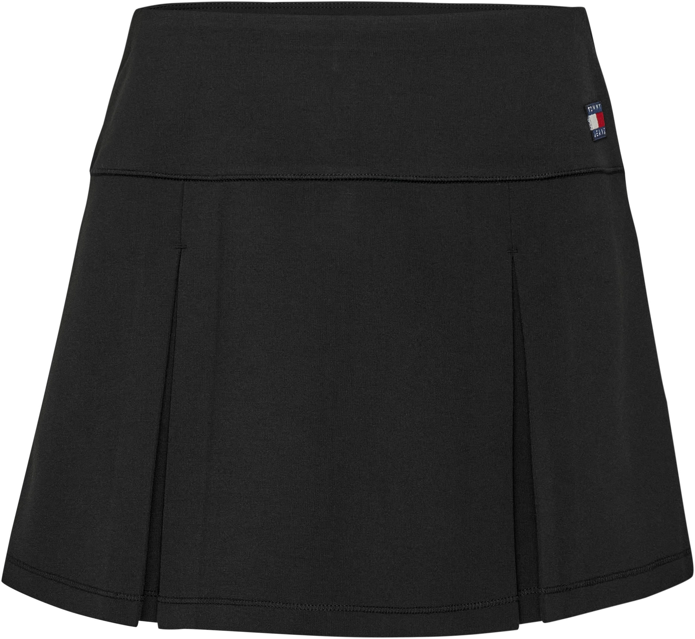 Tommy Jeans Minirock "TJW BOX PLEAT JERSEY MINI SKIRT", Webrock in modische günstig online kaufen