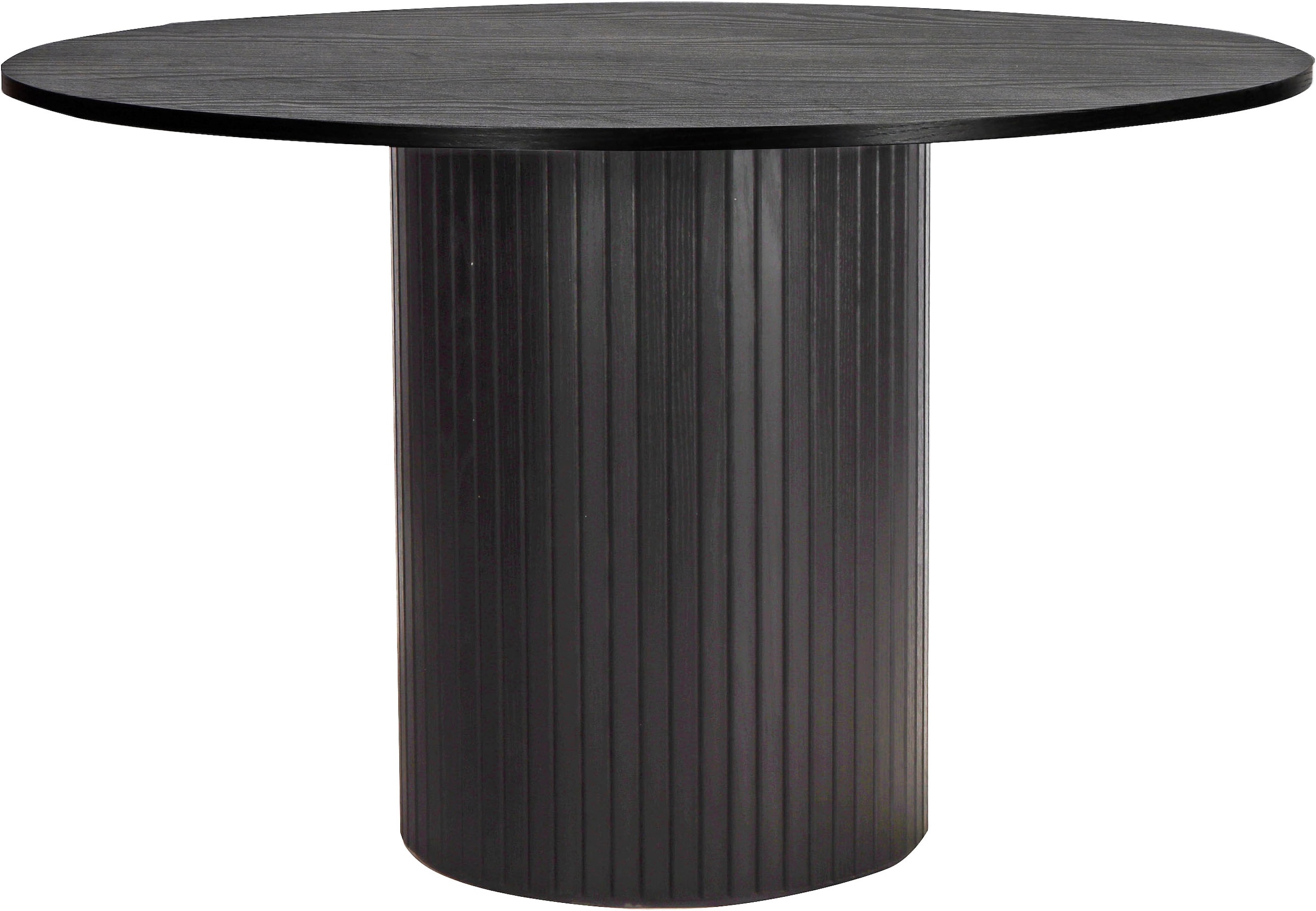 Möbilia Esstisch Sockel mit Lamellendesign günstig online kaufen