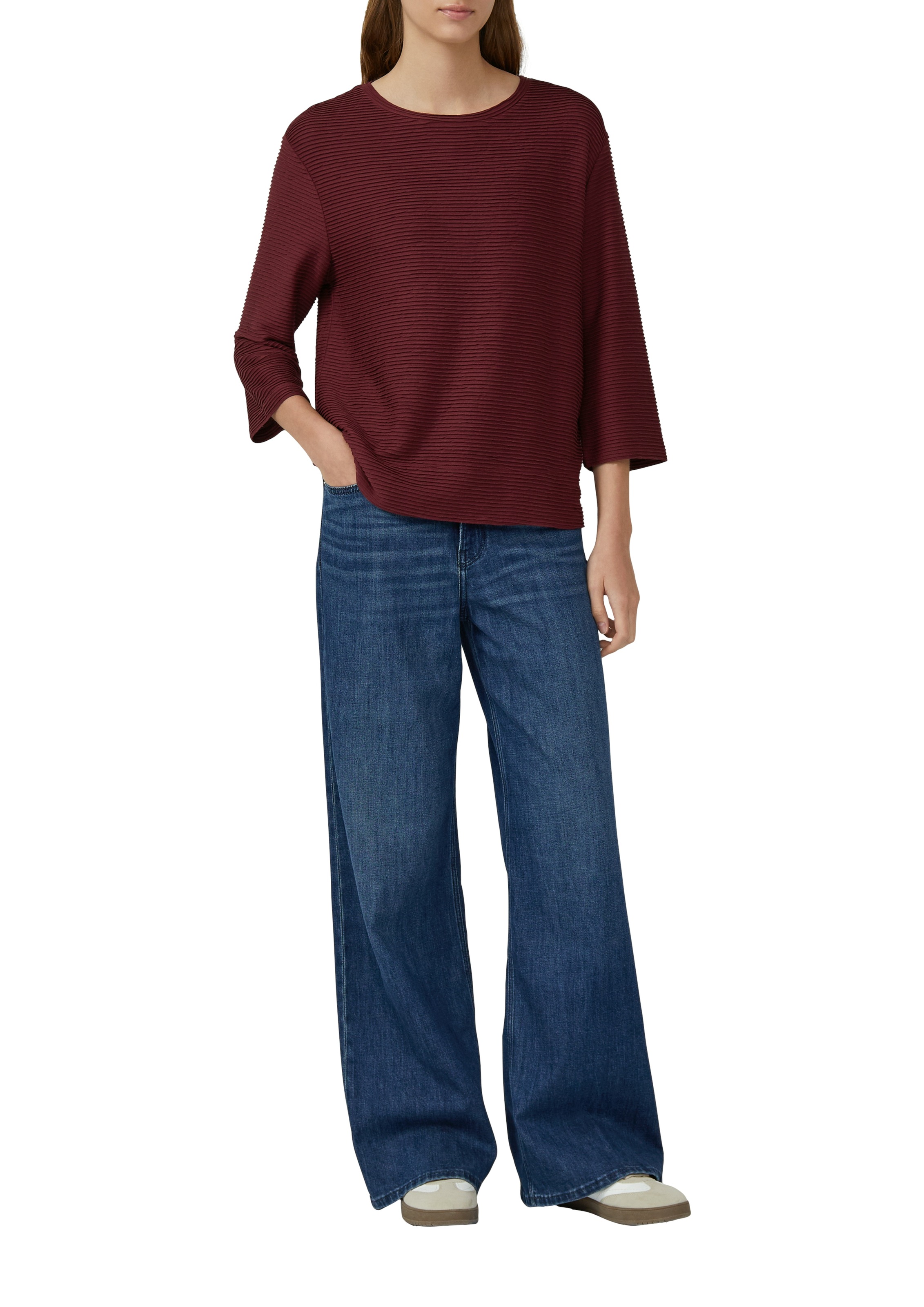s.Oliver Sweater, mit Streifen Muster günstig online kaufen