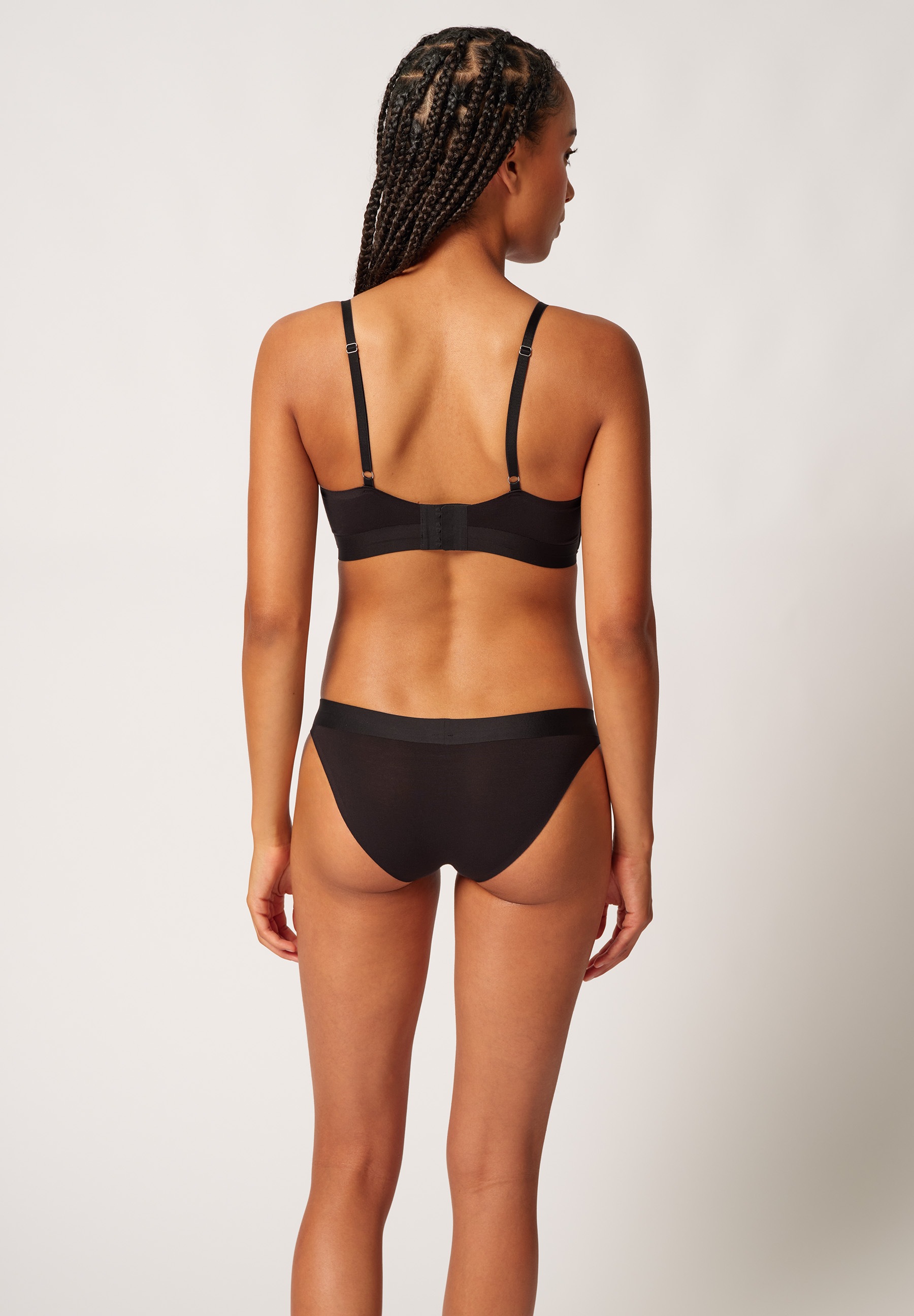 Rioslip SKINY "Smartouch", Damen, Gr. 42, schwarz, Obermaterial: 92% Viskose, 8% Elasthan, normal, Unterhosen, bequem, weich, schön, elastisch, ohne Nähte, Viskosemix 4