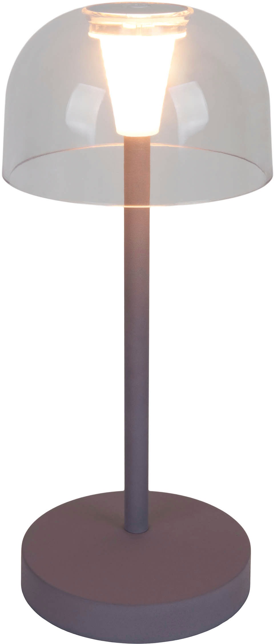 näve LED Tischleuchte »Gomba 18,5 cm«, 2er-Set, Leuchtmittel LED-Modul | LED fest integriert, über USB-Kabel aufladbar, Memoryfunktion, stufenlos dimmbar