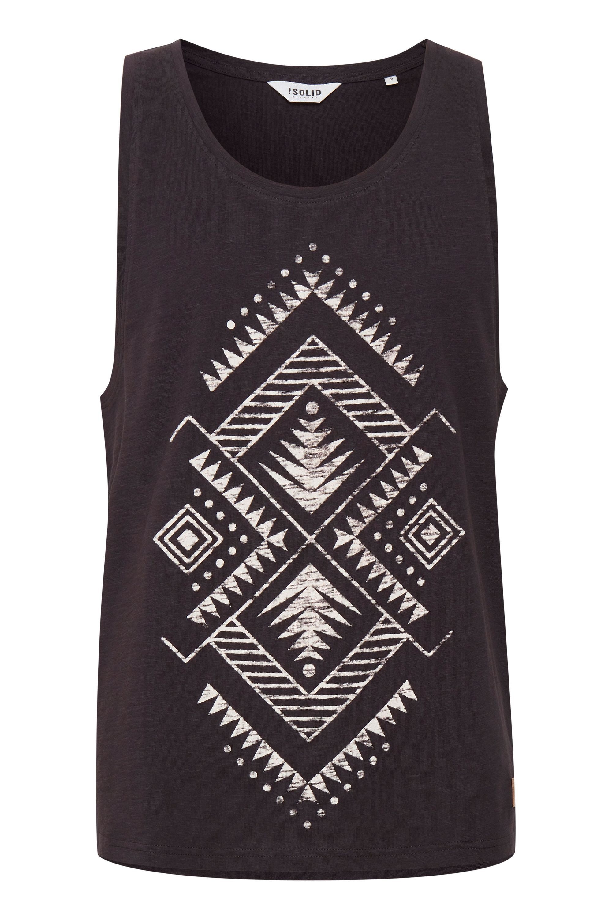 SOLID Herren Longtop "Tanktop SDIsaak", schwarz, Gr. XL, Obermaterial: 100% Baumwolle CO., Tops